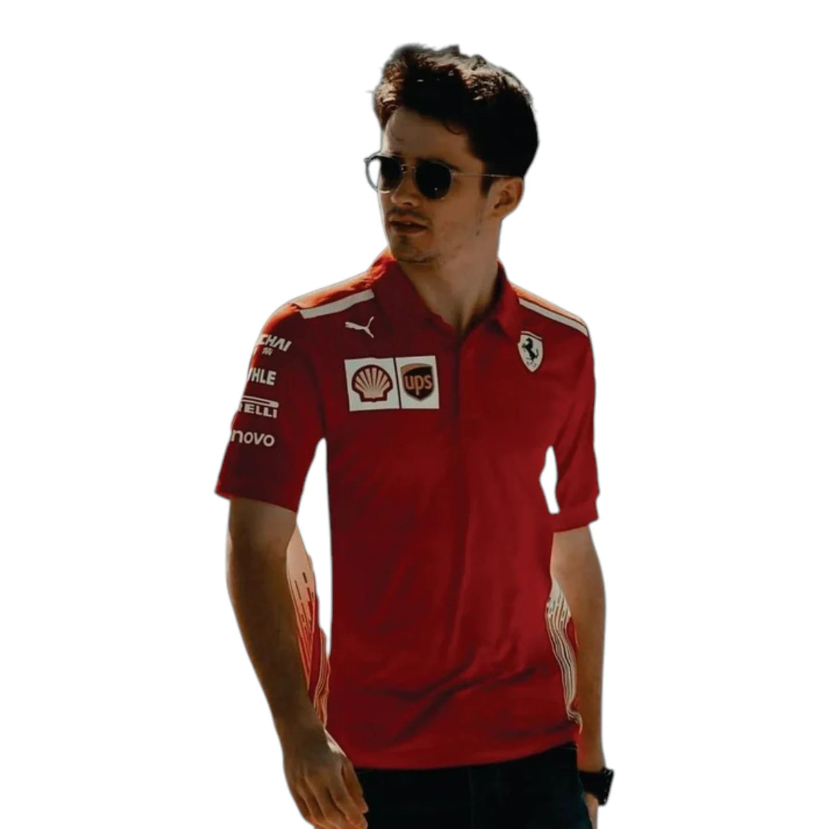 2021 Ferrari F1 Polo Shirt - Active Racegear image 1