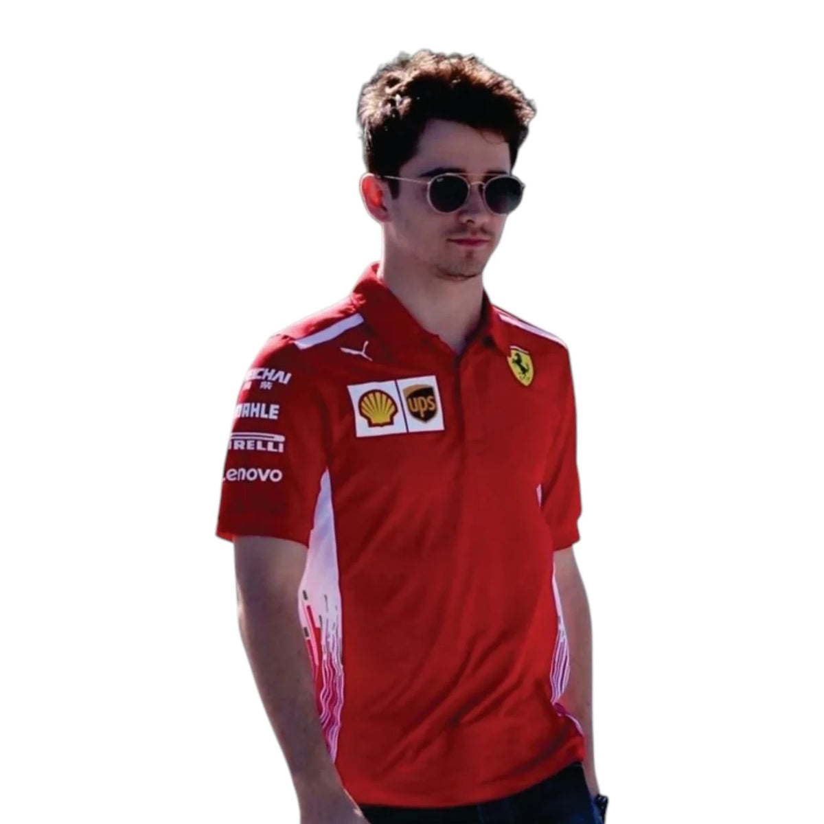 2021 Ferrari F1 Polo Shirt - Active Racegear image 2