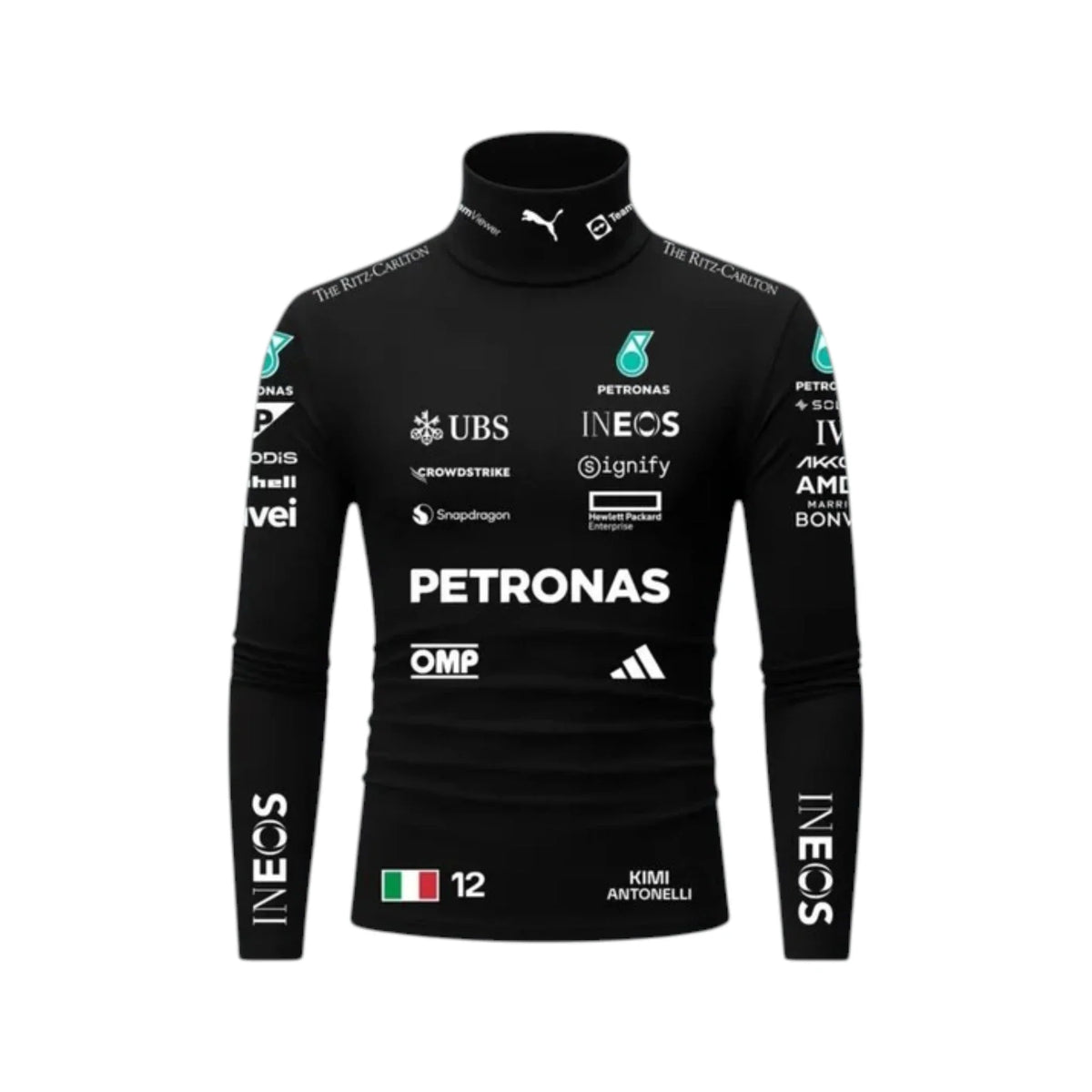 Andrea Kimi Antonelli 2026 Mercedes-AMG Petronas F1 Undershirt - Active Racegear image 1