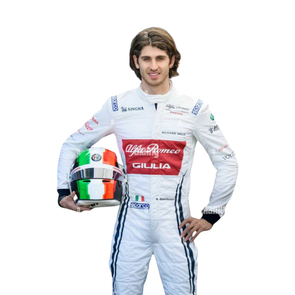 Antonio Giovinazzi 2019 Alfa Romeo F1 Race Suit - Active Racegear image 2