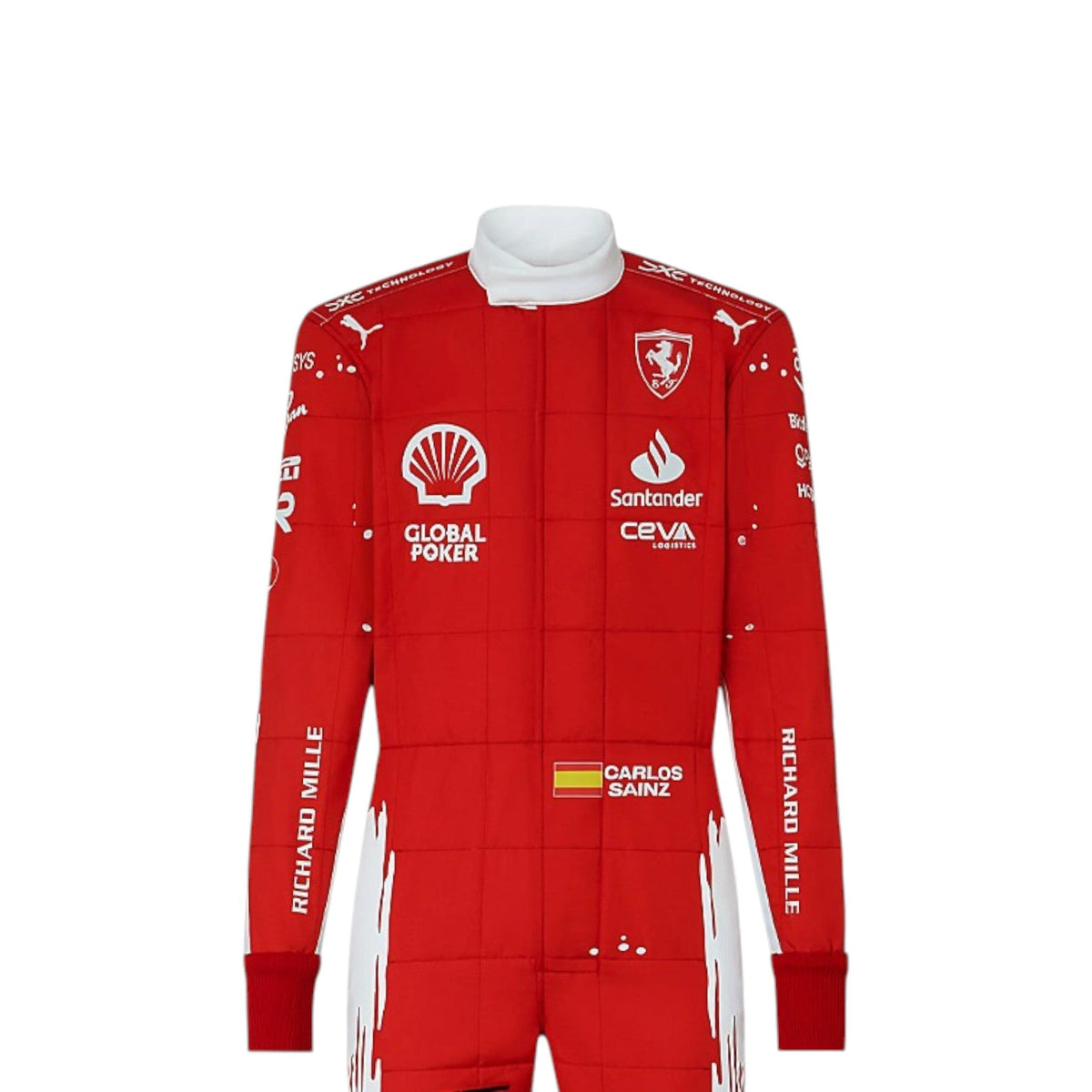 Carlos Sainz 2023 Ferrari (Las Vegas GP Special Edition) F1 Race Suit - Active Racegear image 1