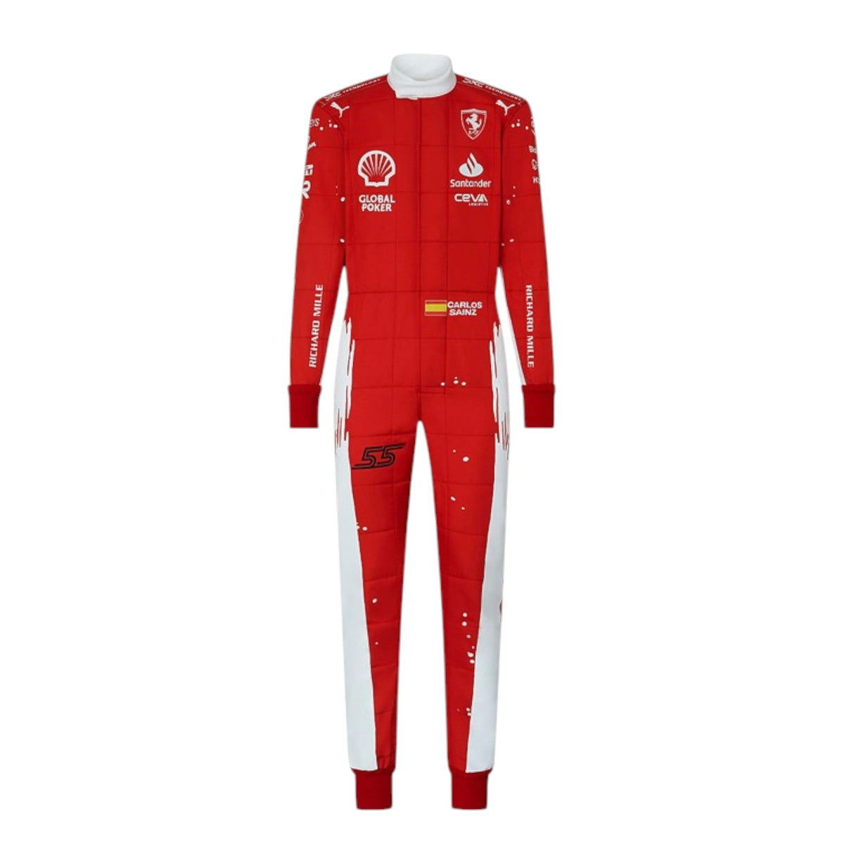 Carlos Sainz 2023 Ferrari (Las Vegas GP Special Edition) F1 Race Suit - Active Racegear image 2