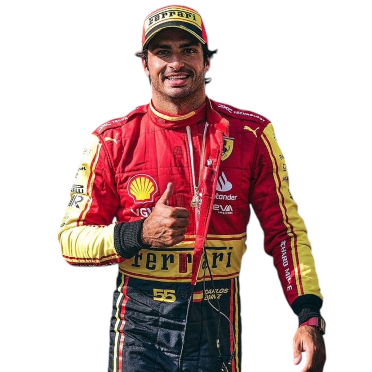 Carlos Sainz 2023 Ferrari Monza GP F1 Race Suit - Active Racegear image 1