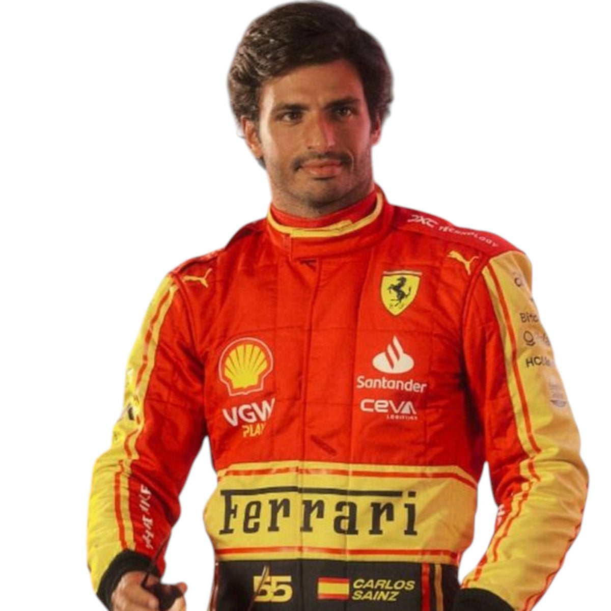 Carlos Sainz 2023 Ferrari Monza GP F1 Race Suit - Active Racegear image 2