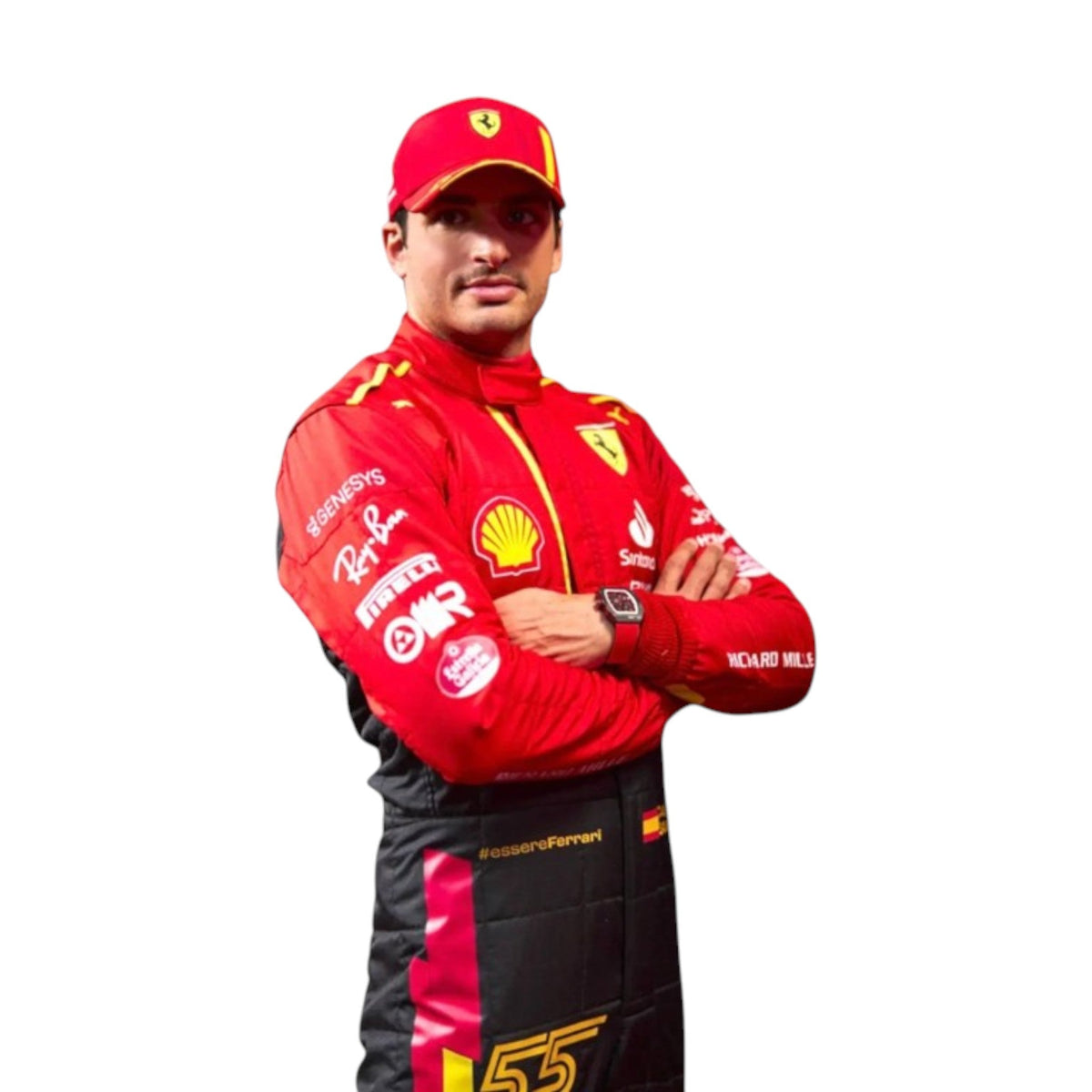 Carlos Sainz 2023 Ferrari Spain GP F1 Race Suit - Active Racegear image 1