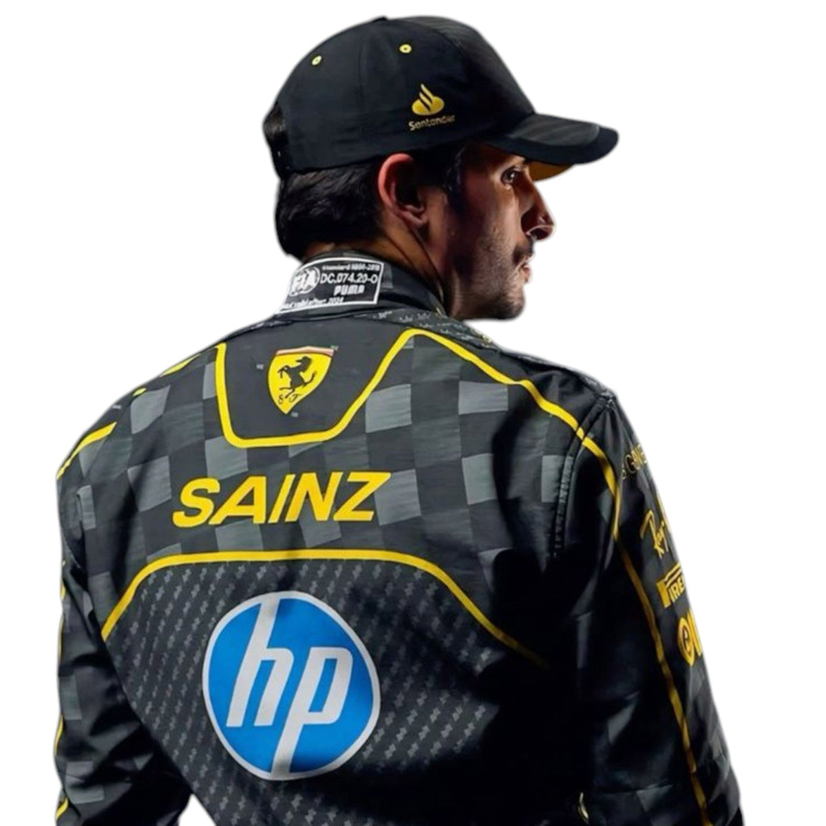 Carlos Sainz 2024 Ferrari Monza GP F1 Race Suit - Active Racegear image 2