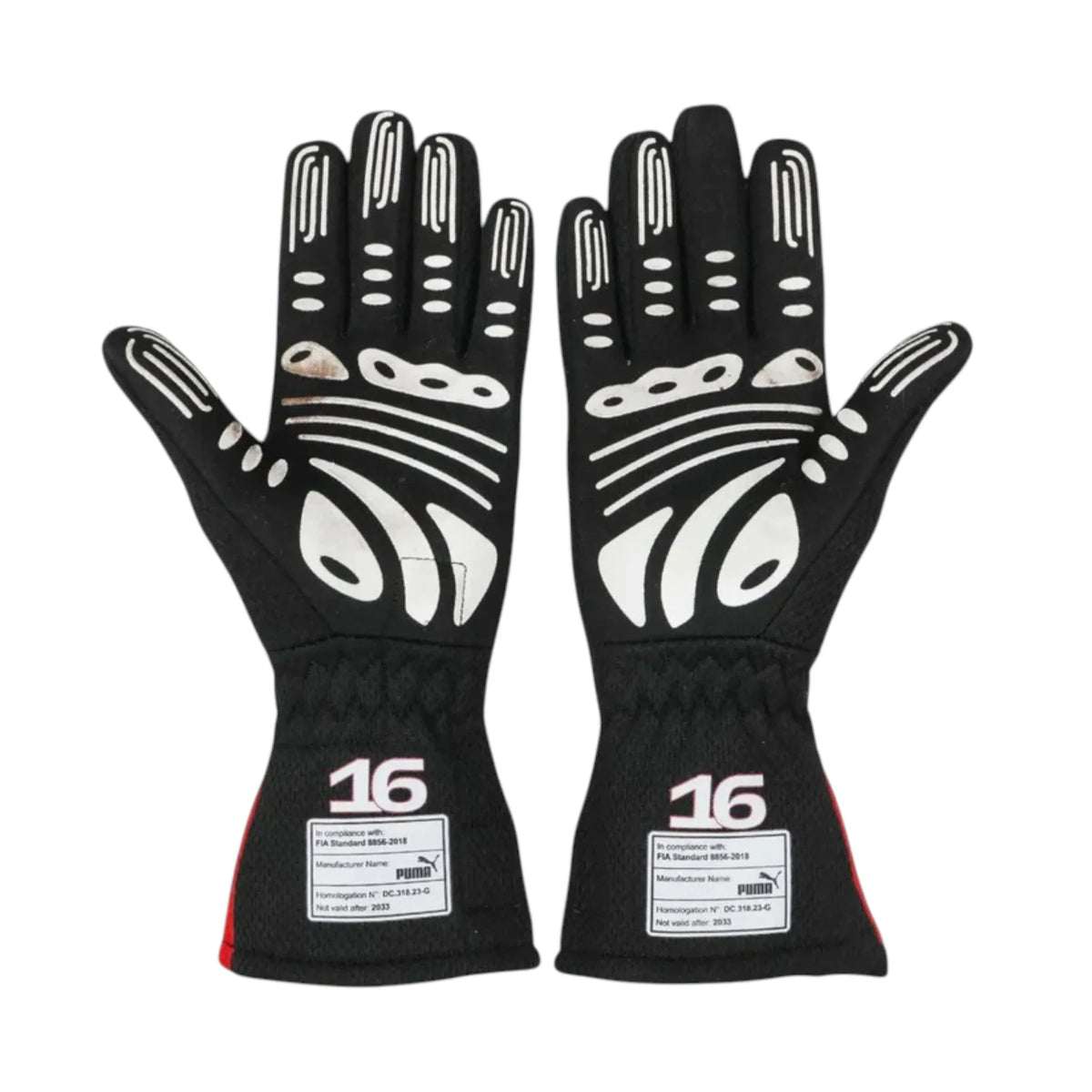 Charles Leclerc 2023 Ferrari F1 Racing Gloves - Active Racegear image 2