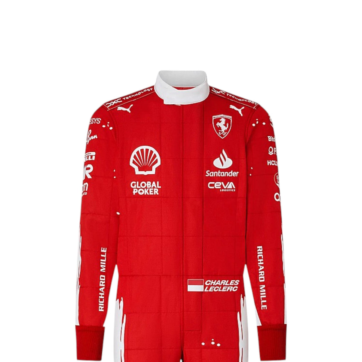 Charles Leclerc 2023 Ferrari (Las Vegas GP Special Edition) F1 Race Suit - Active Racegear image 1