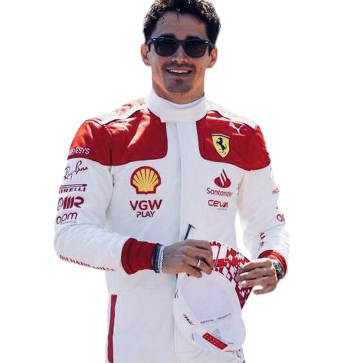 Charles Leclerc 2023 Ferrari Monaco GP F1 Race Suit - Active Racegear image 3