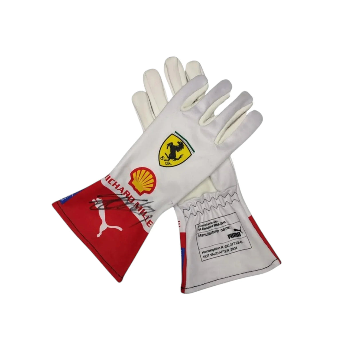 Charles Leclerc 2023 Ferrari Monaco GP F1 Racing Gloves - Active Racegear image 2