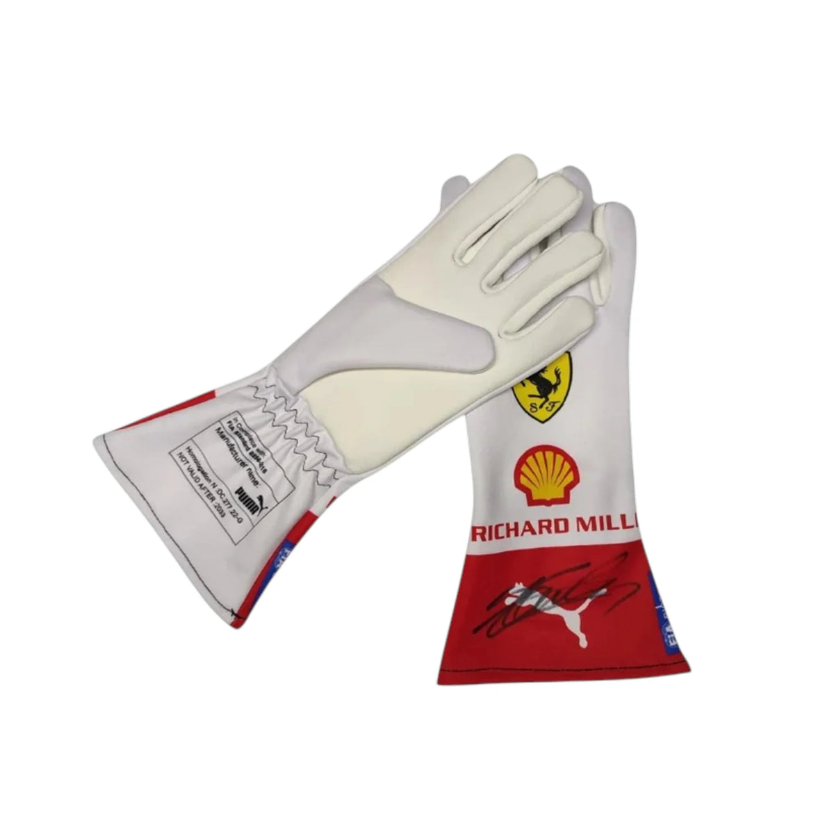 Charles Leclerc 2023 Ferrari Monaco GP F1 Racing Gloves - Active Racegear image 3