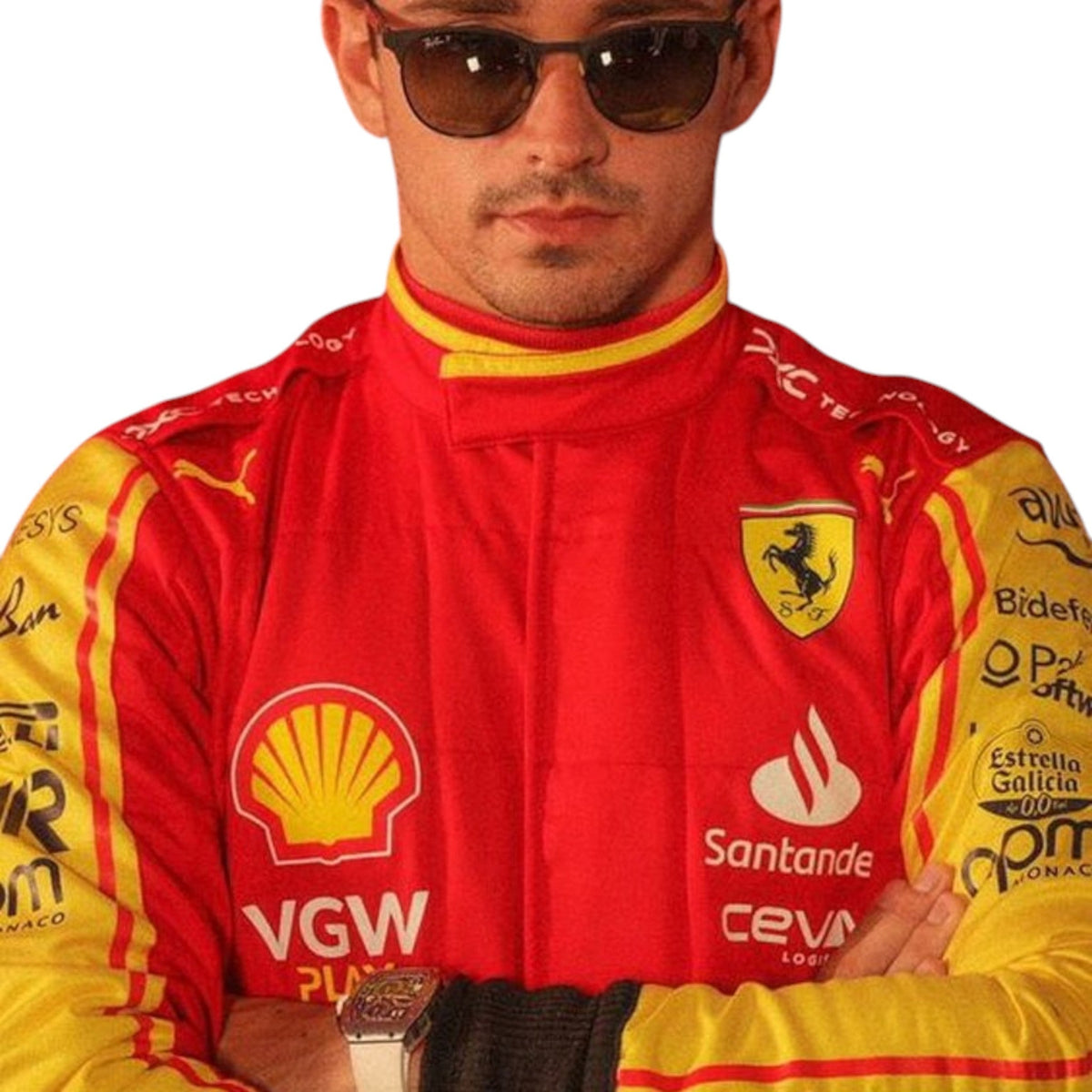 Charles Leclerc 2023 Ferrari Monza GP F1 Race Suit - Active Racegear image 4