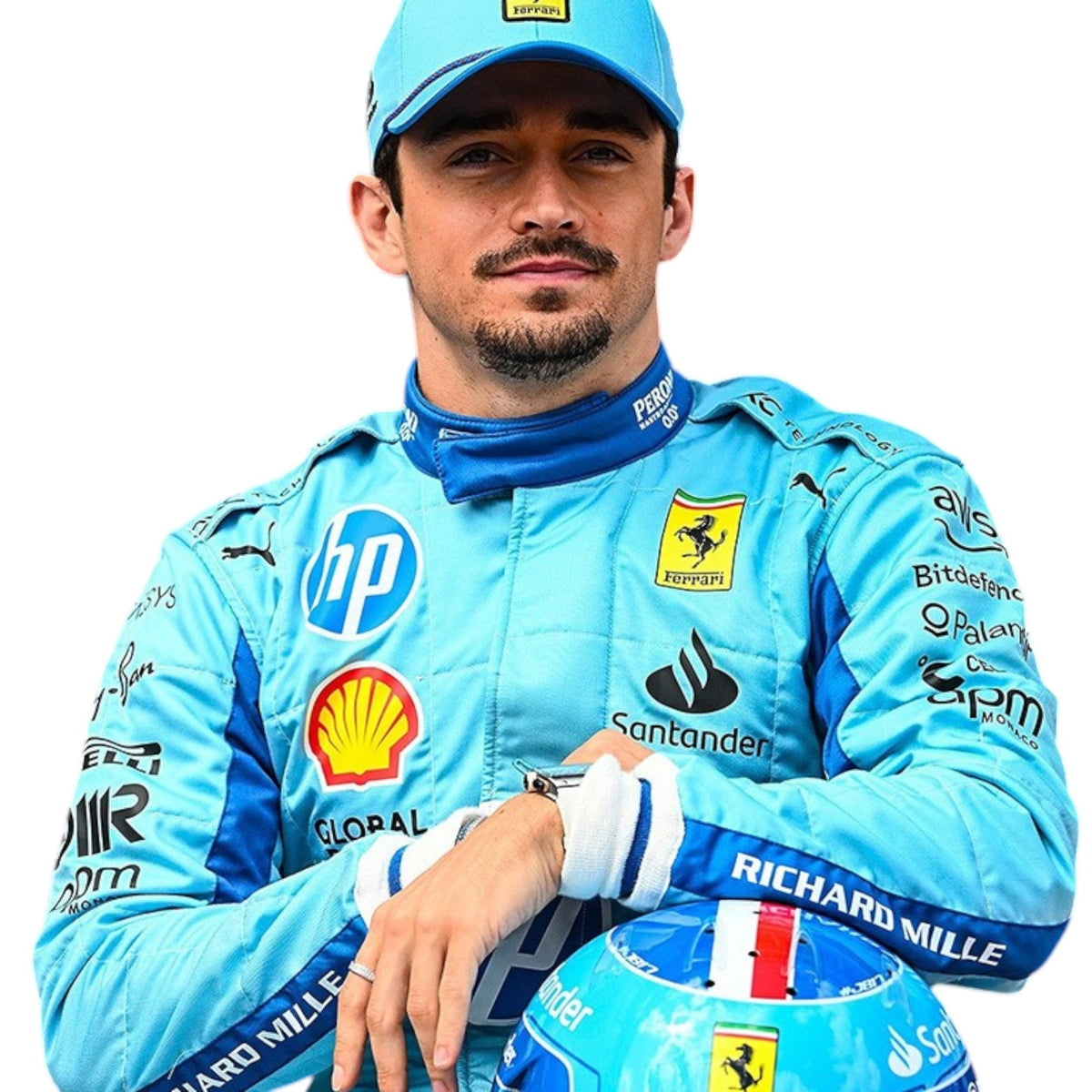 Charles Leclerc 2024 Ferrari Miami GP F1 Race Suit - Active Racegear image 6