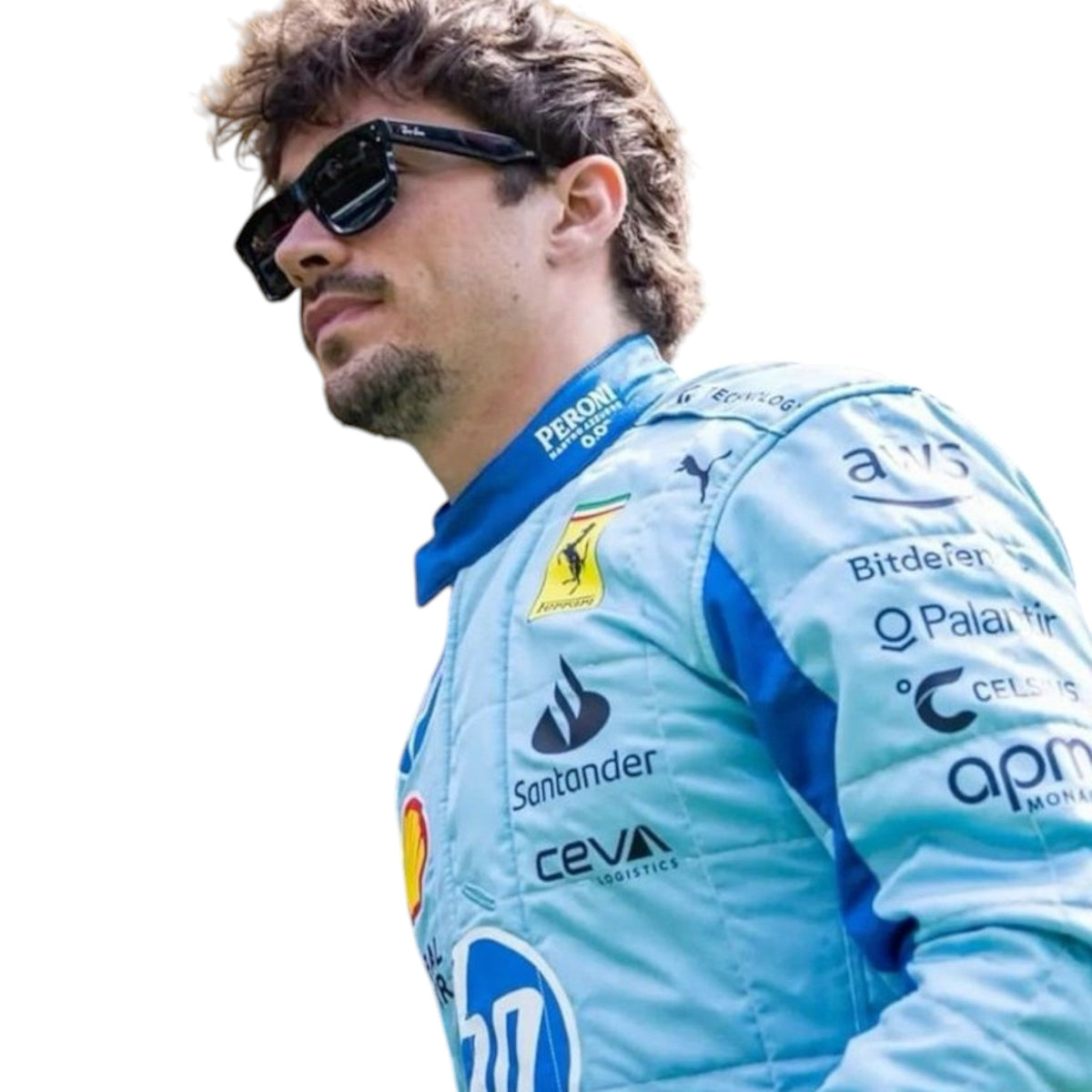 Charles Leclerc 2024 Ferrari Miami GP F1 Race Suit - Active Racegear image 4