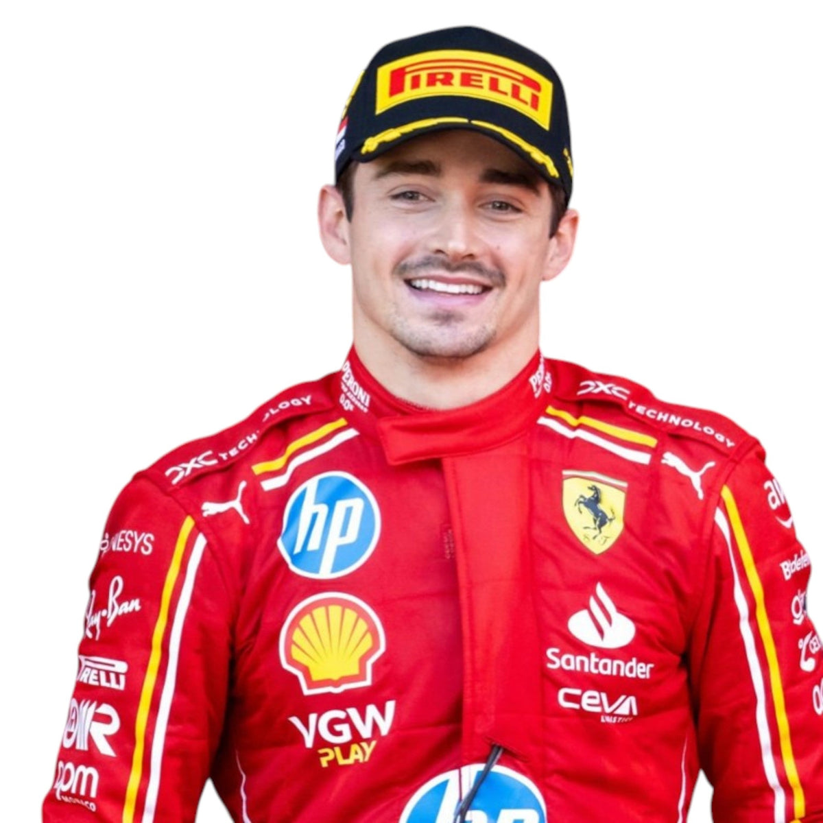 Charles Leclerc 2024 Ferrari Monaco GP F1 Race Suit - Active Racegear image 4