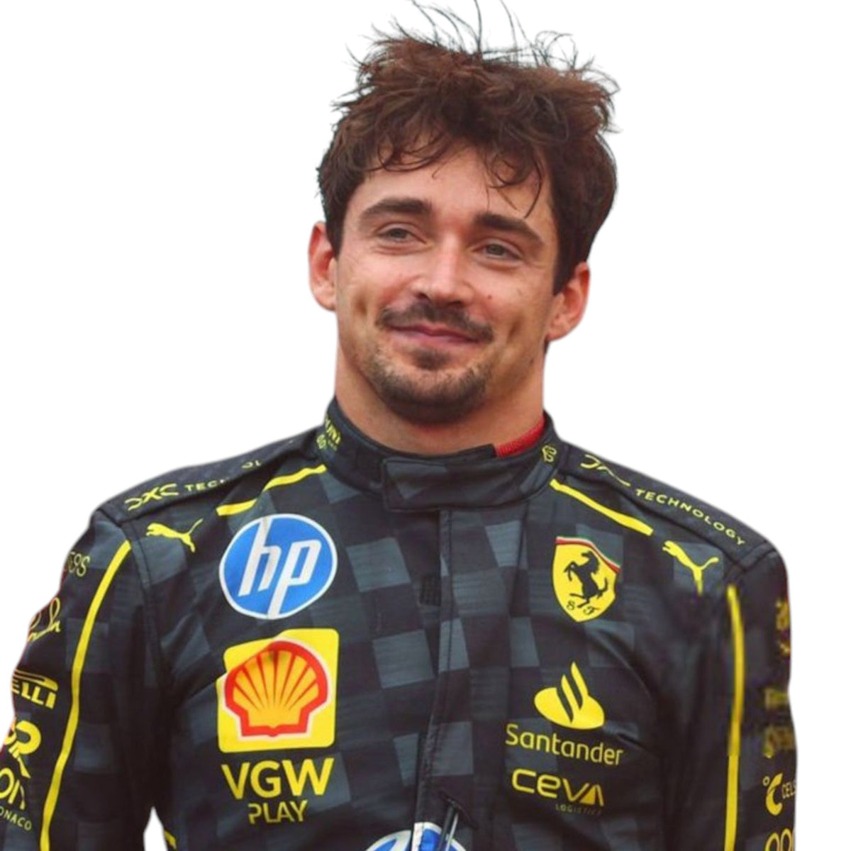 Charles Leclerc 2024 Ferrari Monza GP F1 Race Suit - Active Racegear image 1