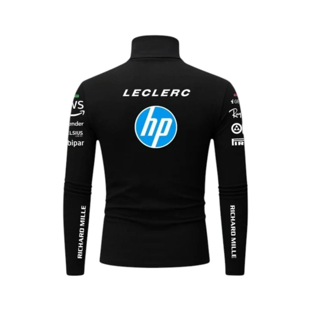Charles Leclerc 2025 Ferrari F1 Undershirt (Black) - Active Racegear image 2