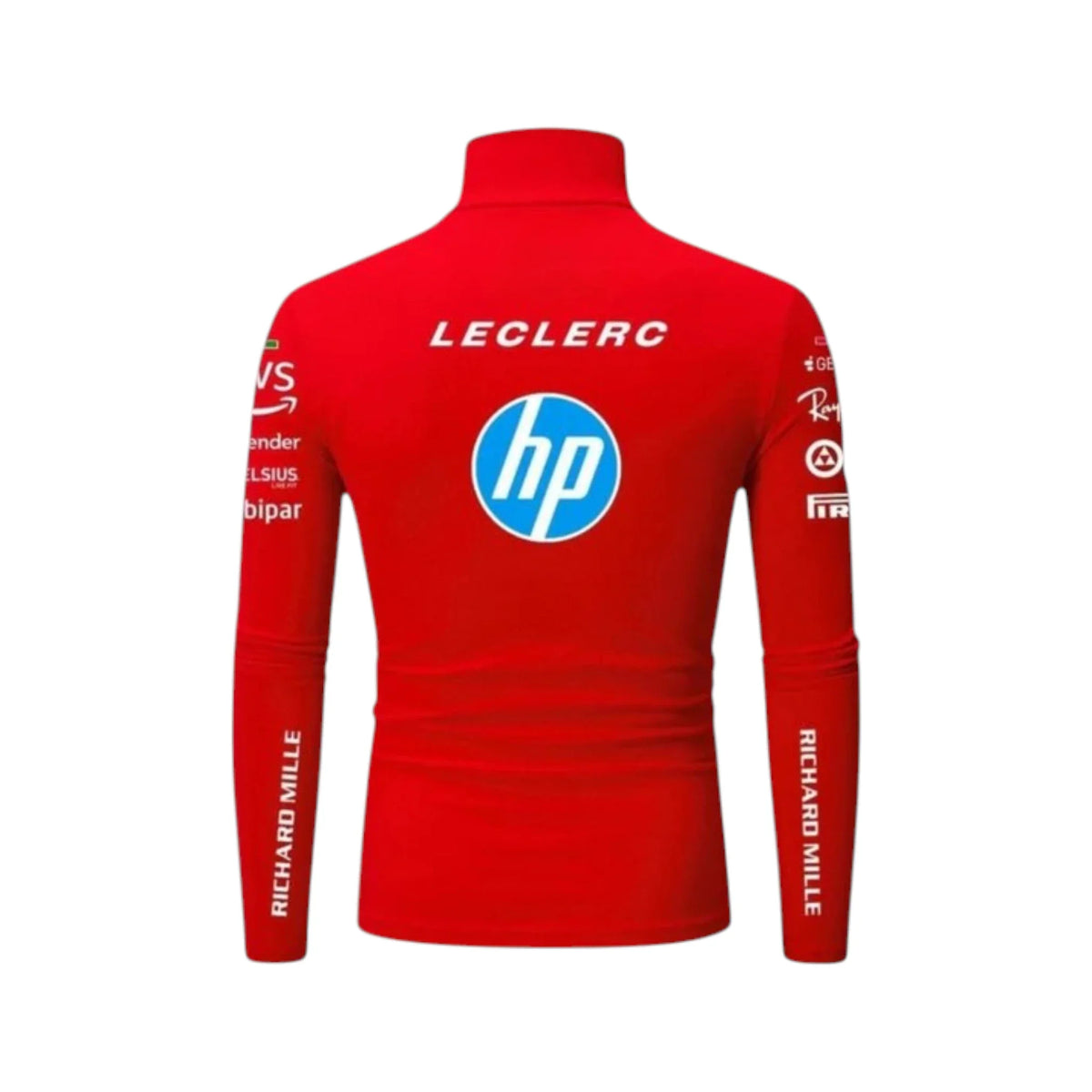 Charles Leclerc 2025 Ferrari F1 Undershirt (Red) - Active Racegear image 2