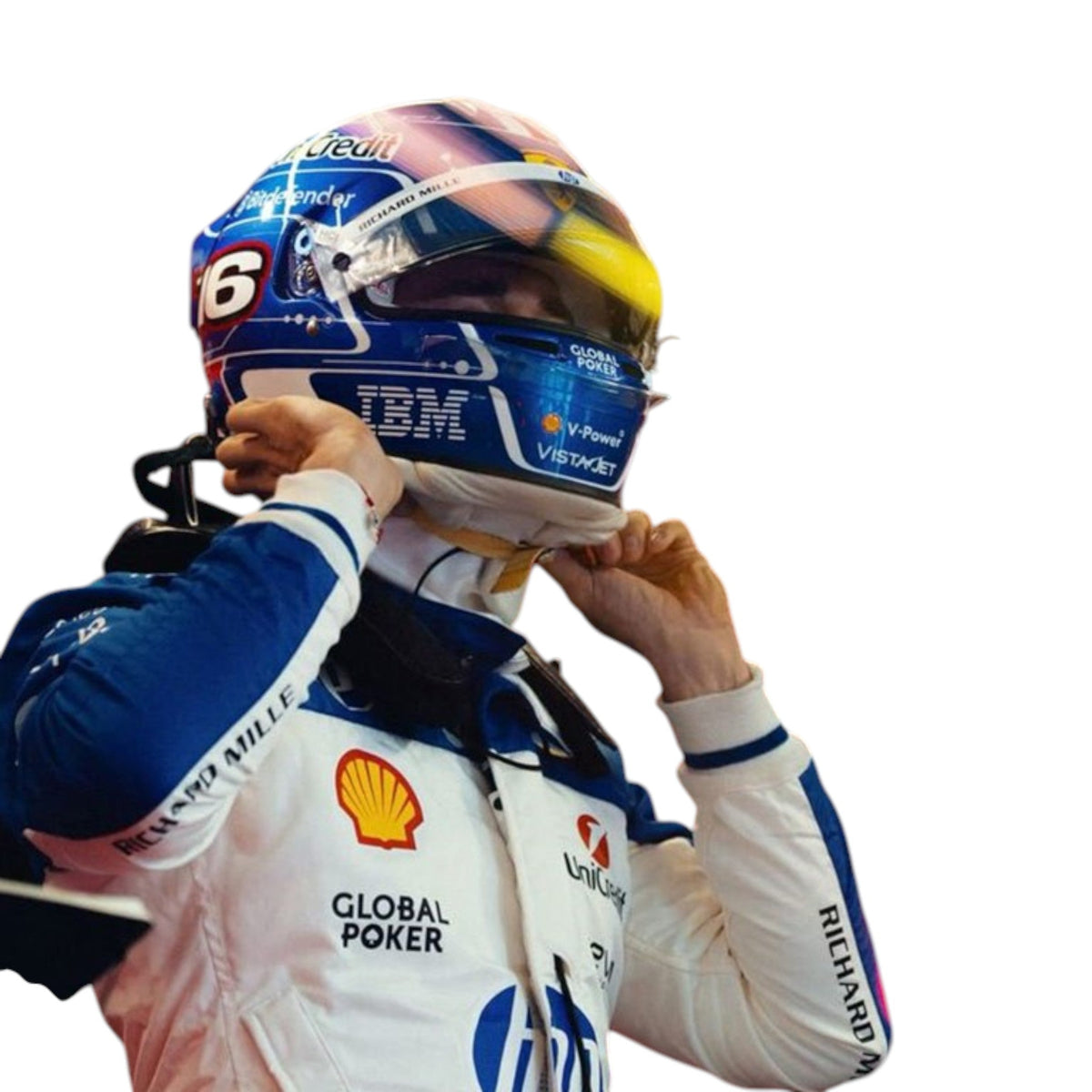 Charles Leclerc 2025 Ferrari Miami GP F1 Race Suit - Active Racegear image 2