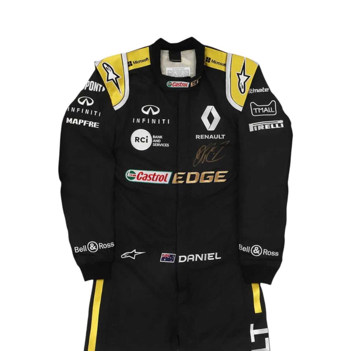 Daniel Ricciardo 2019 Renault F1 Race Suit - Active Racegear image 3