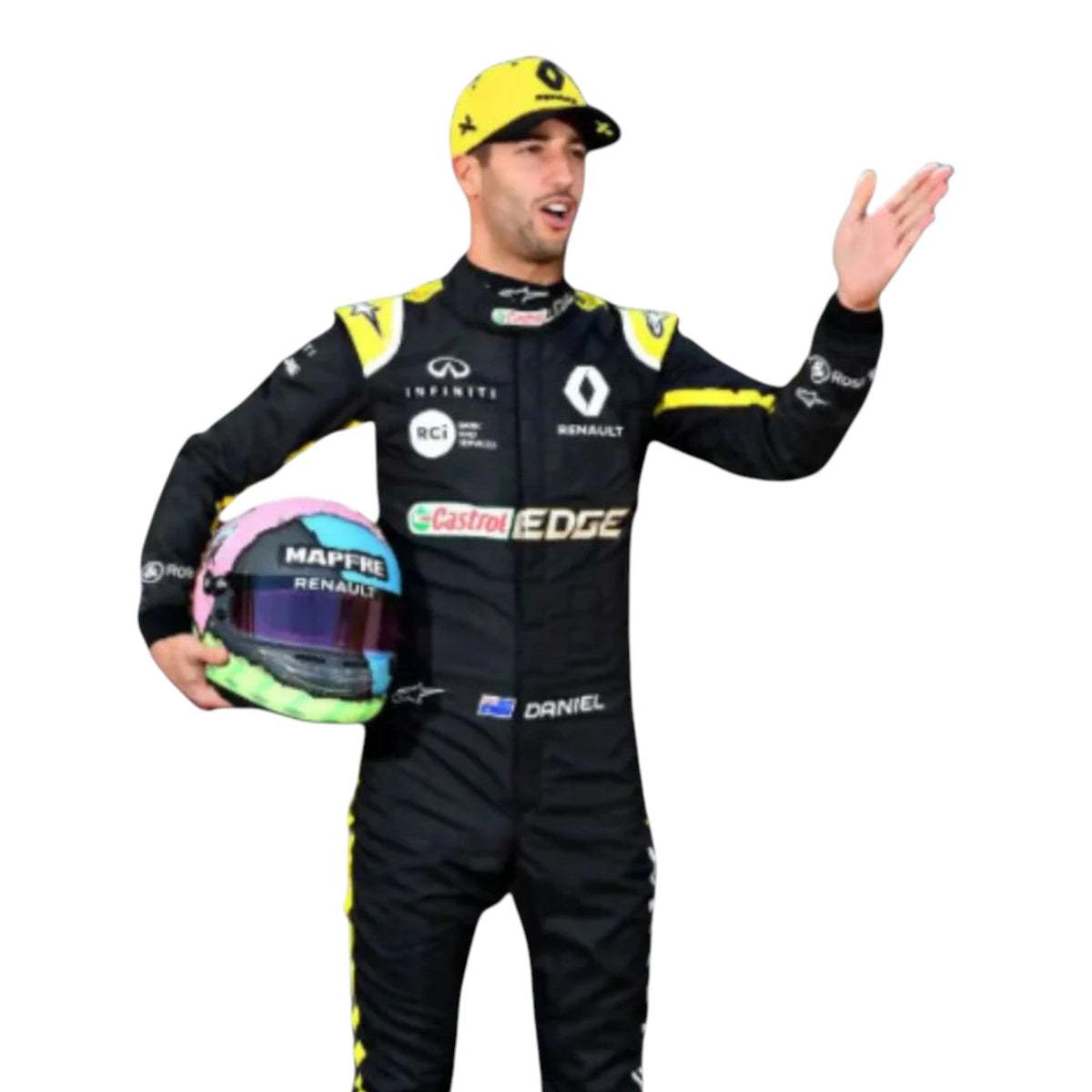 Daniel Ricciardo 2019 Renault F1 Race Suit - Active Racegear image 2