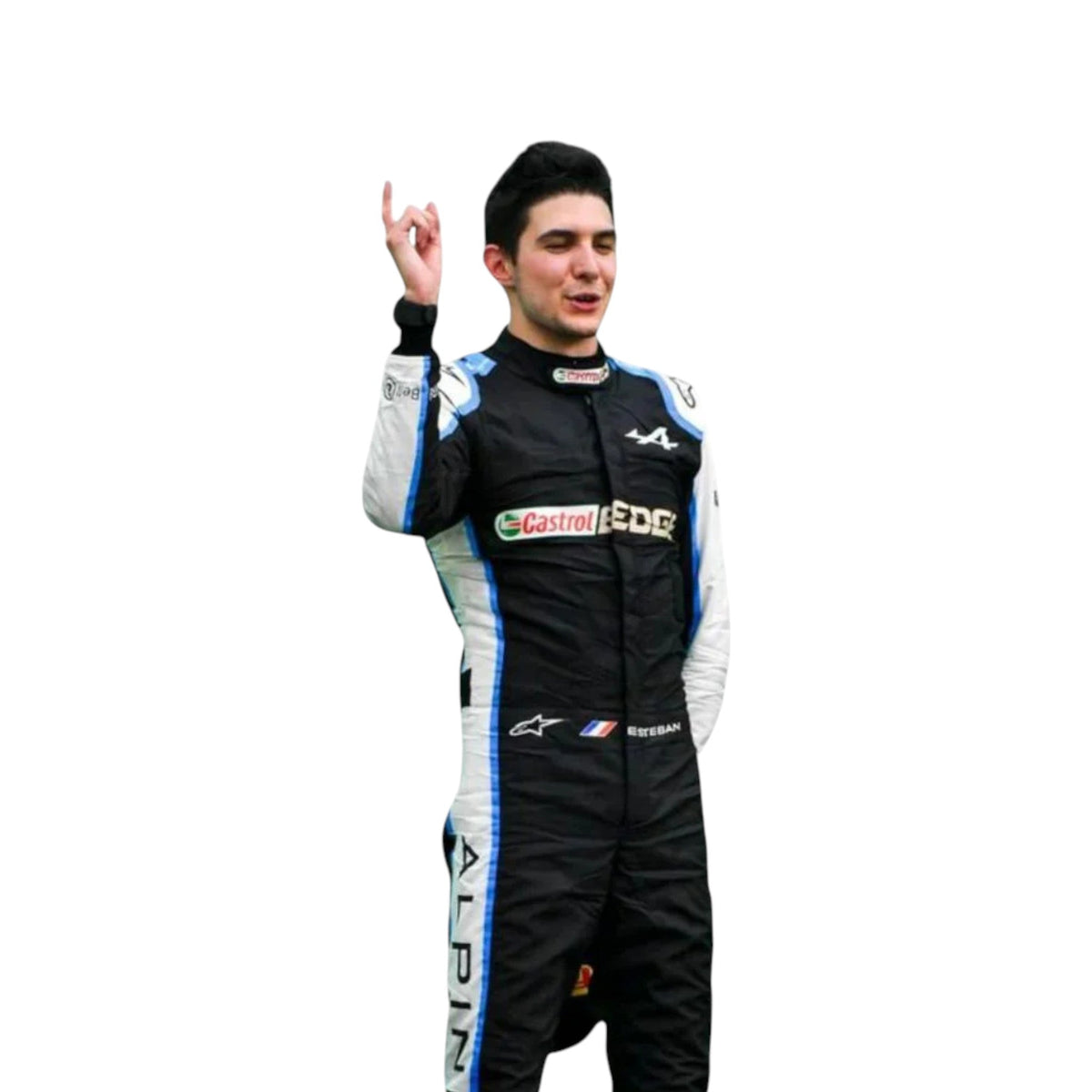 Esteban Ocon 2021 Alpine F1 Race Suit - Active Racegear image 3