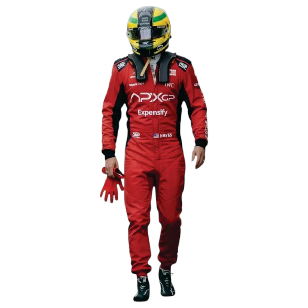 F1 Movie Sonny Hayes (Brad Pitt) 2025 F1 Race Suit (Red) - Active Racegear image 1