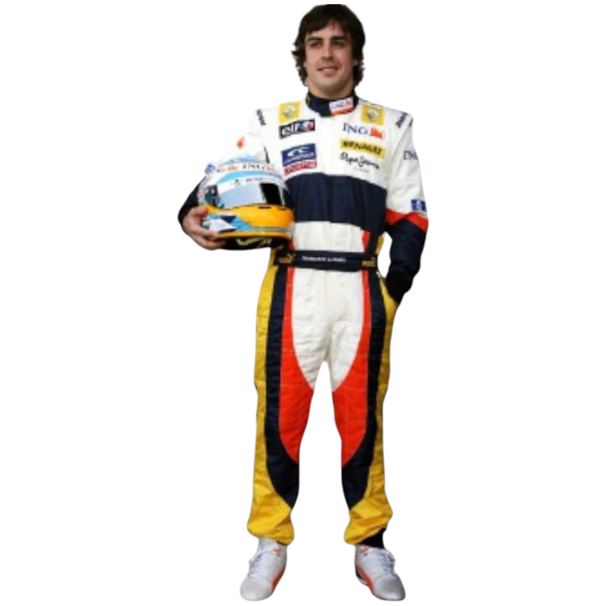 Fernando Alonso 2008 Renault F1 Race Suit - Active Racegear image 1