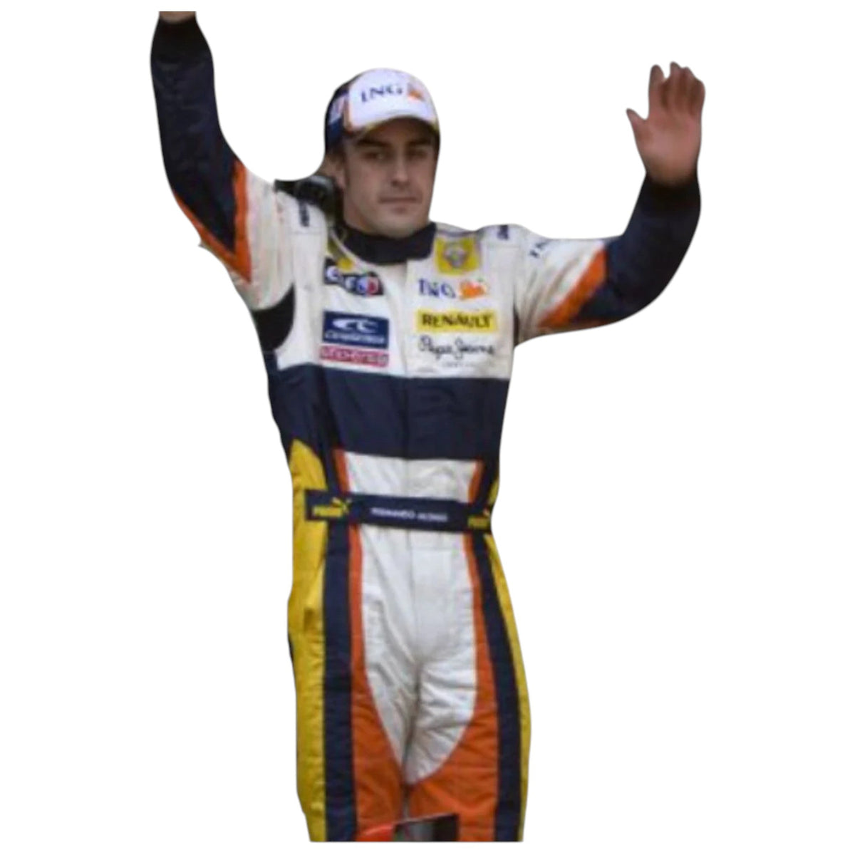 Fernando Alonso 2008 Renault F1 Race Suit - Active Racegear image 2