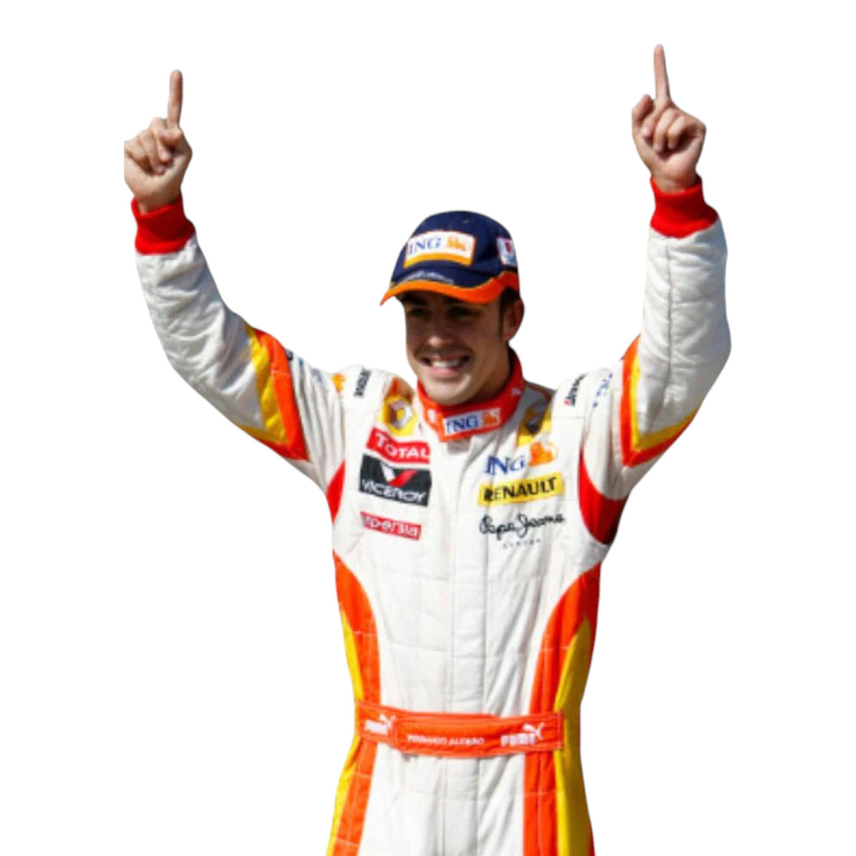 Fernando Alonso 2009 Renault F1 Race Suit - Active Racegear image 2