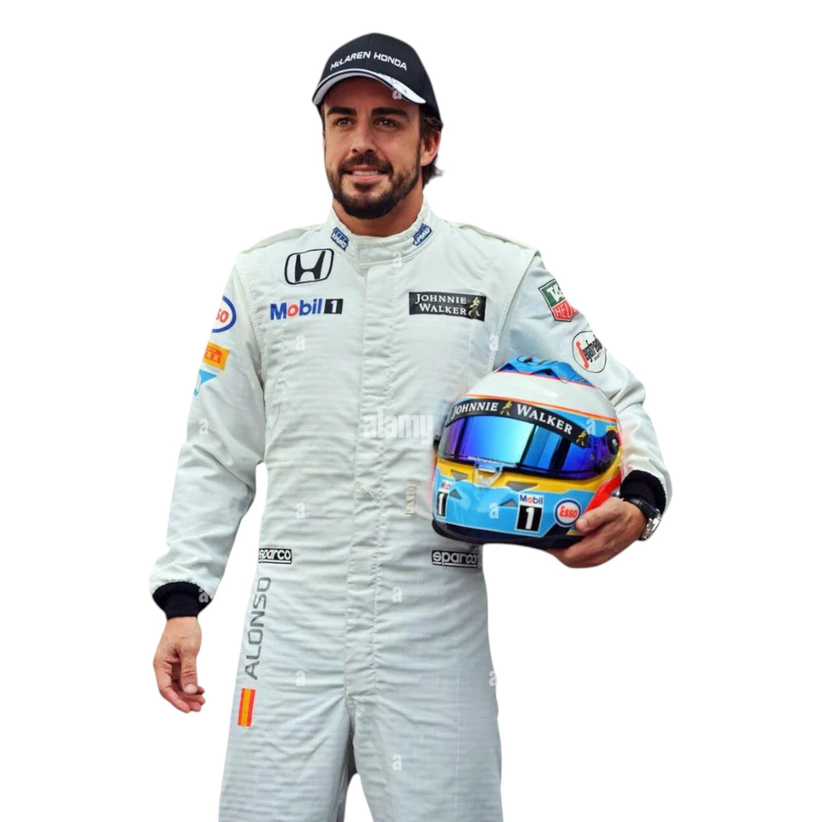 Fernando Alonso 2015 Mclaren F1 Race Suit - Active Racegear image 2