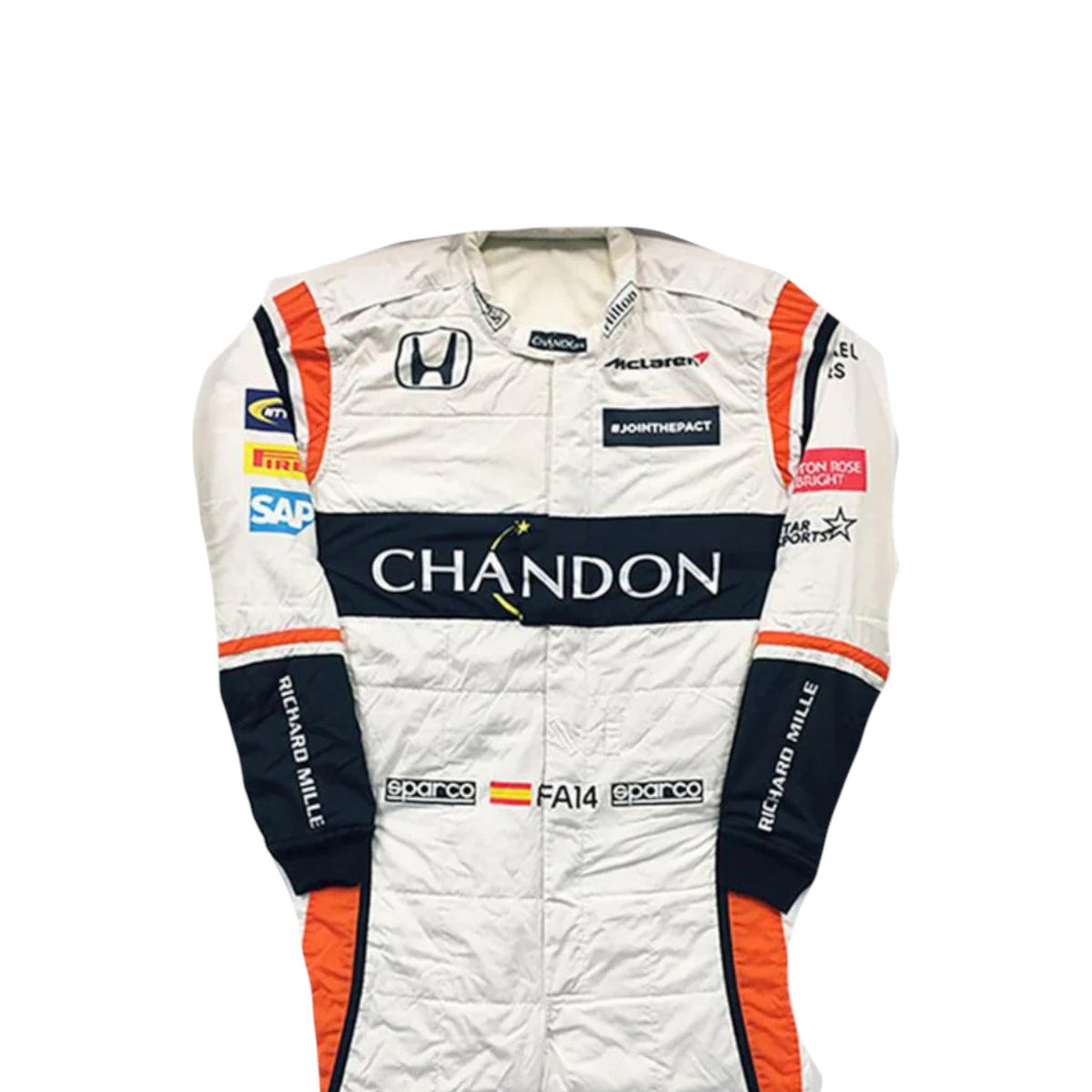Fernando Alonso 2017 Mclaren F1 Race Suit - Active Racegear image 1