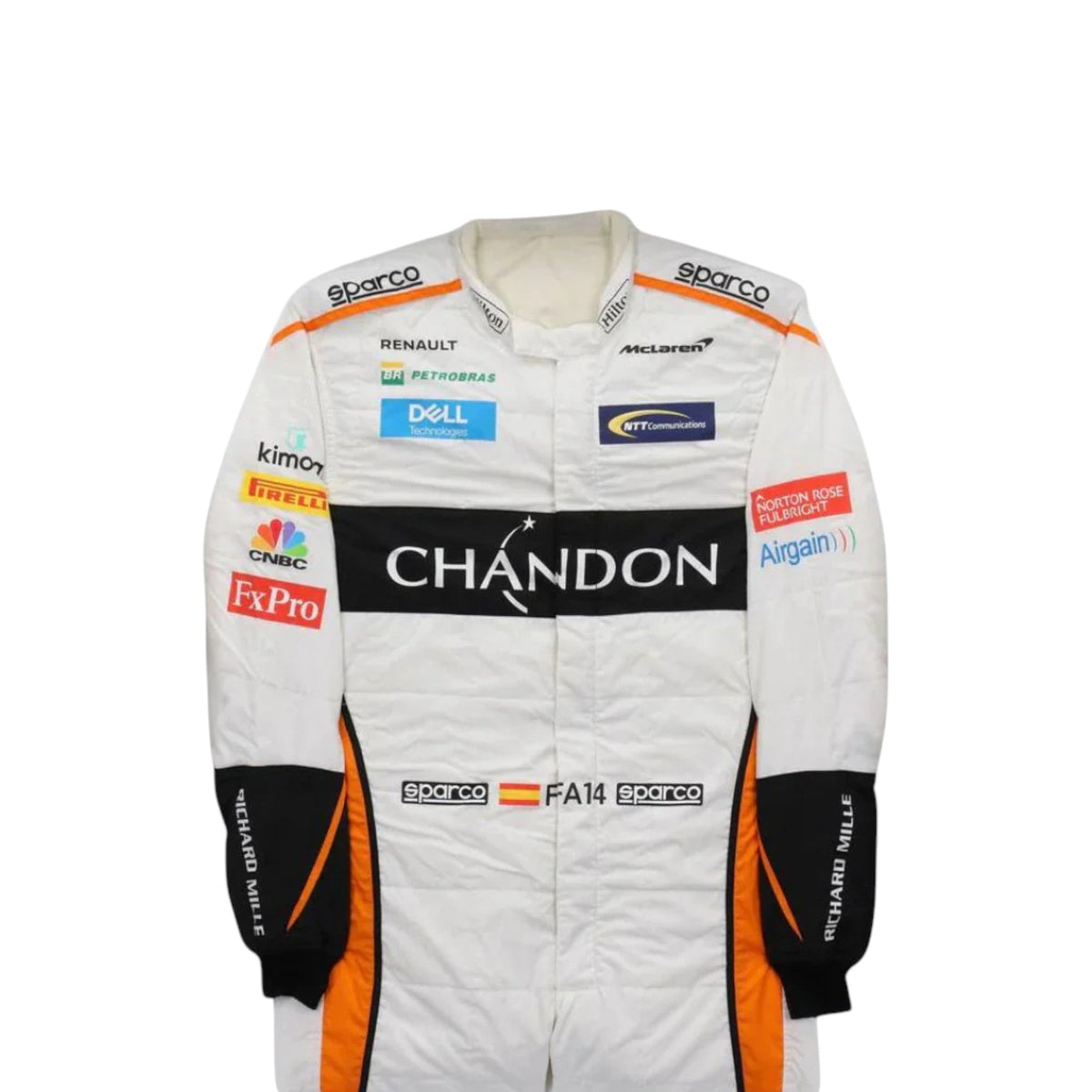 Fernando Alonso 2018 Mclaren F1 Race Suit - Active Racegear image 1