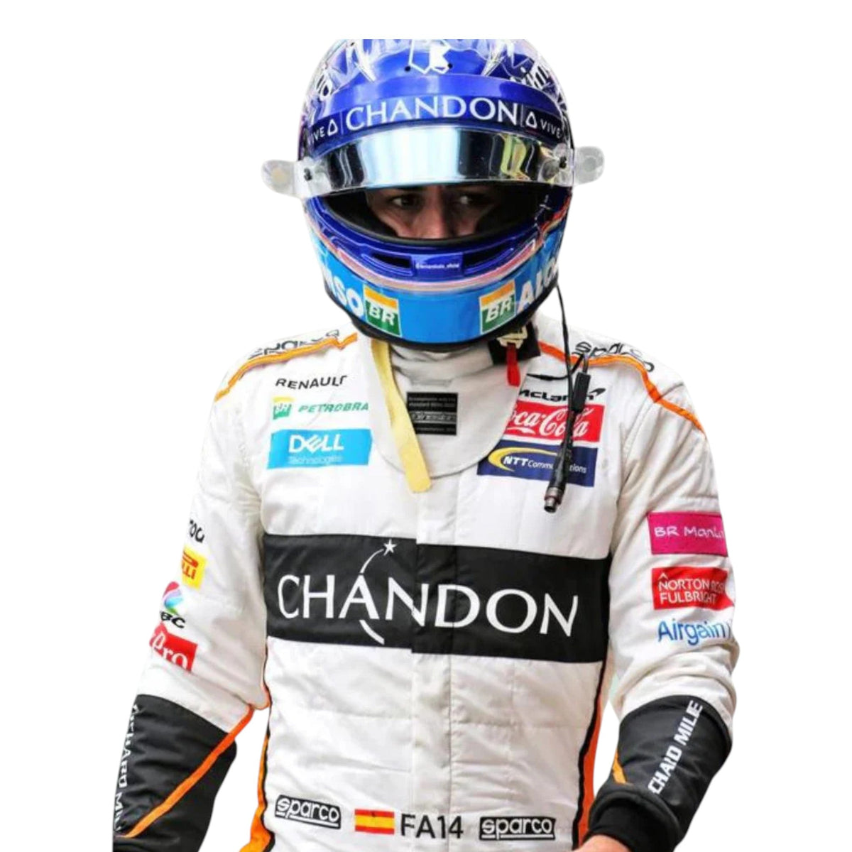 Fernando Alonso 2018 Mclaren F1 Race Suit - Active Racegear image 2