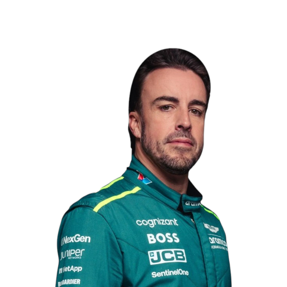 Fernando Alonso 2024 Aston Martin F1 Race Suit - Active Racegear image 2