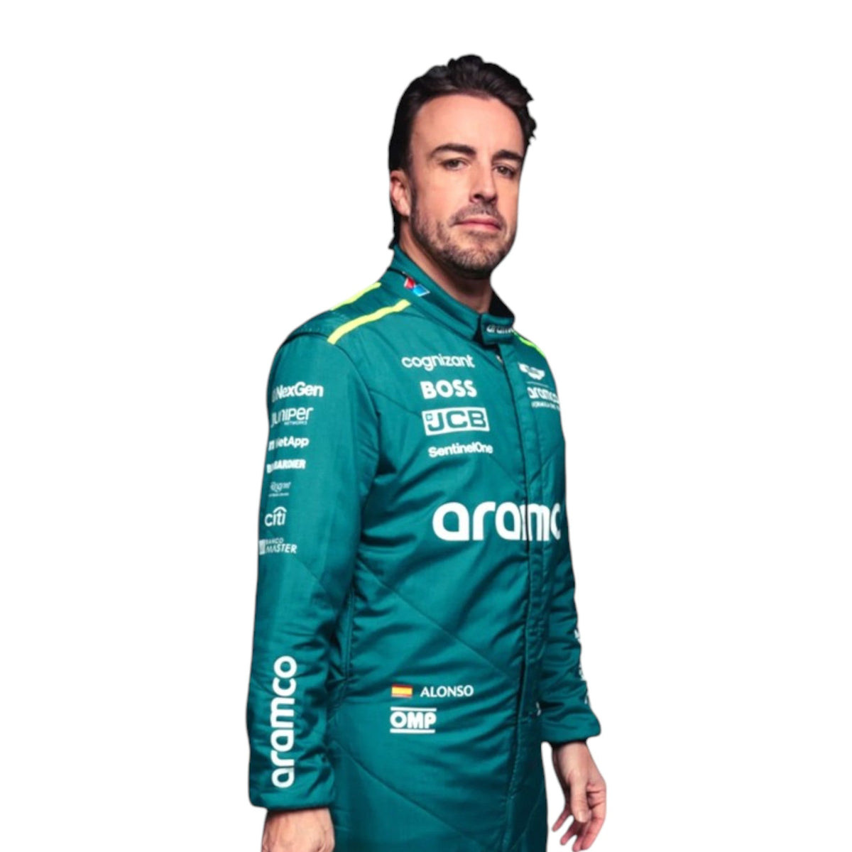 Fernando Alonso 2024 Aston Martin F1 Race Suit - Active Racegear image 1