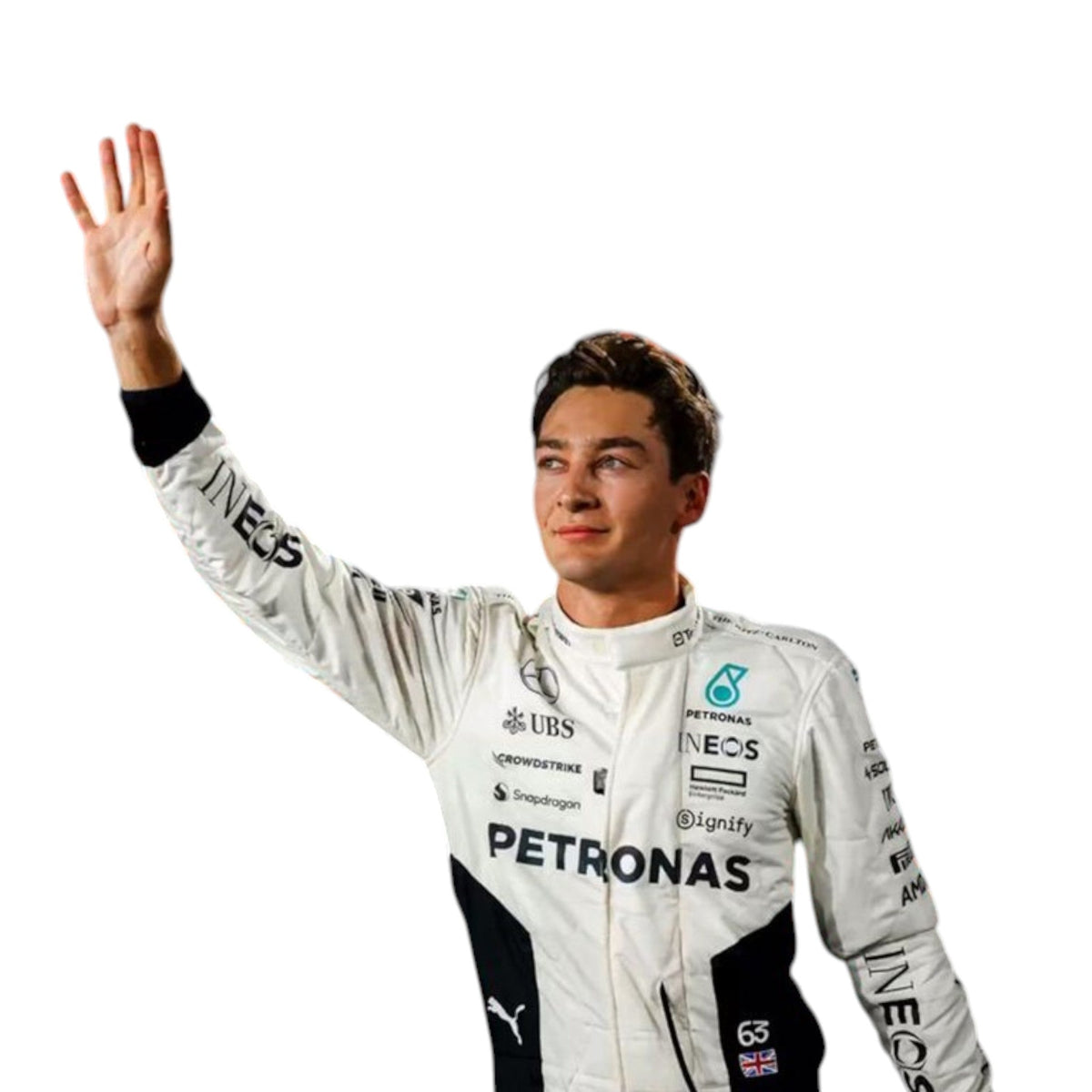 George Russel 2024 Mercedes-AMG Petronas Qatar GP F1 Race Suit - Active Racegear image 4
