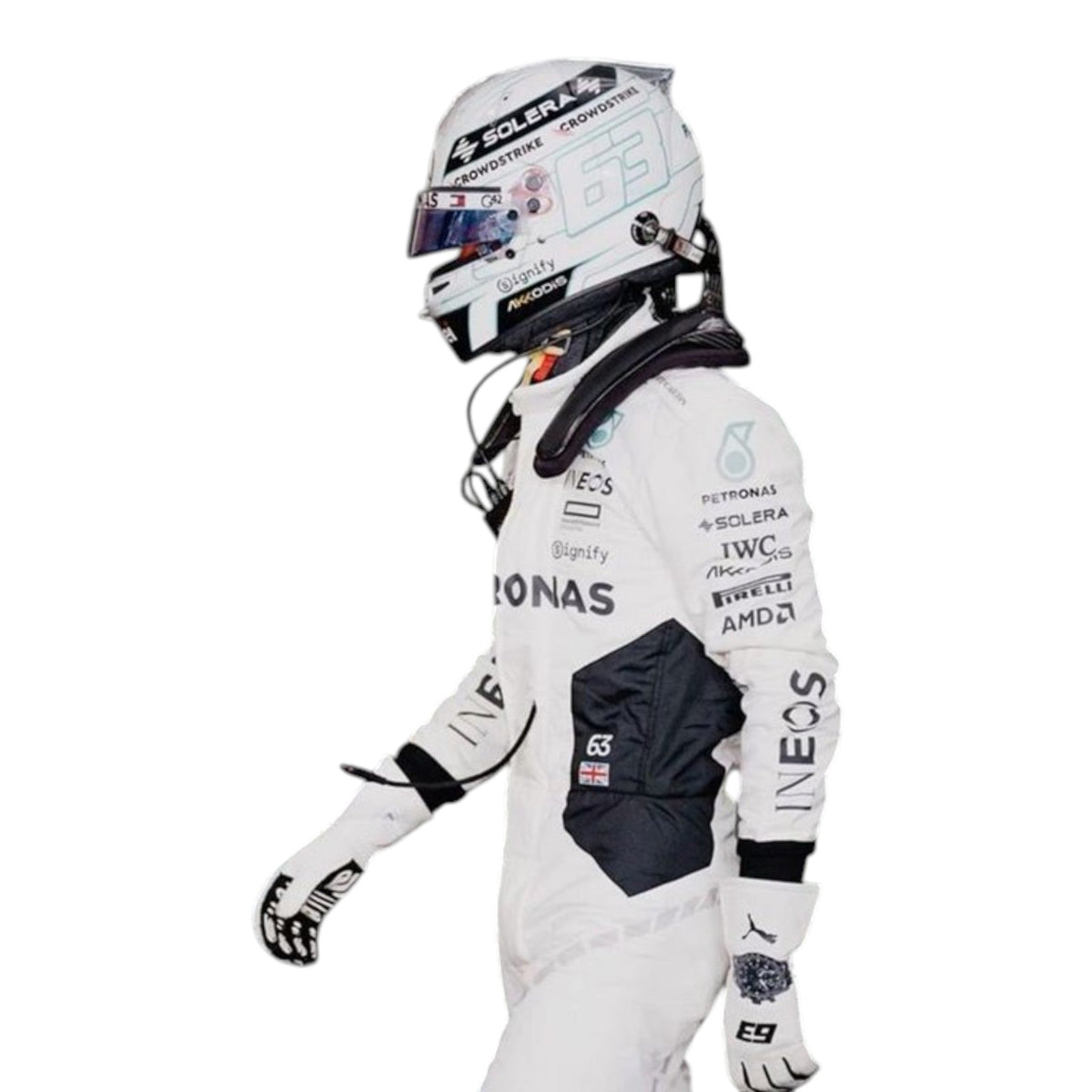 George Russel 2024 Mercedes-AMG Petronas Qatar GP F1 Race Suit - Active Racegear image 6
