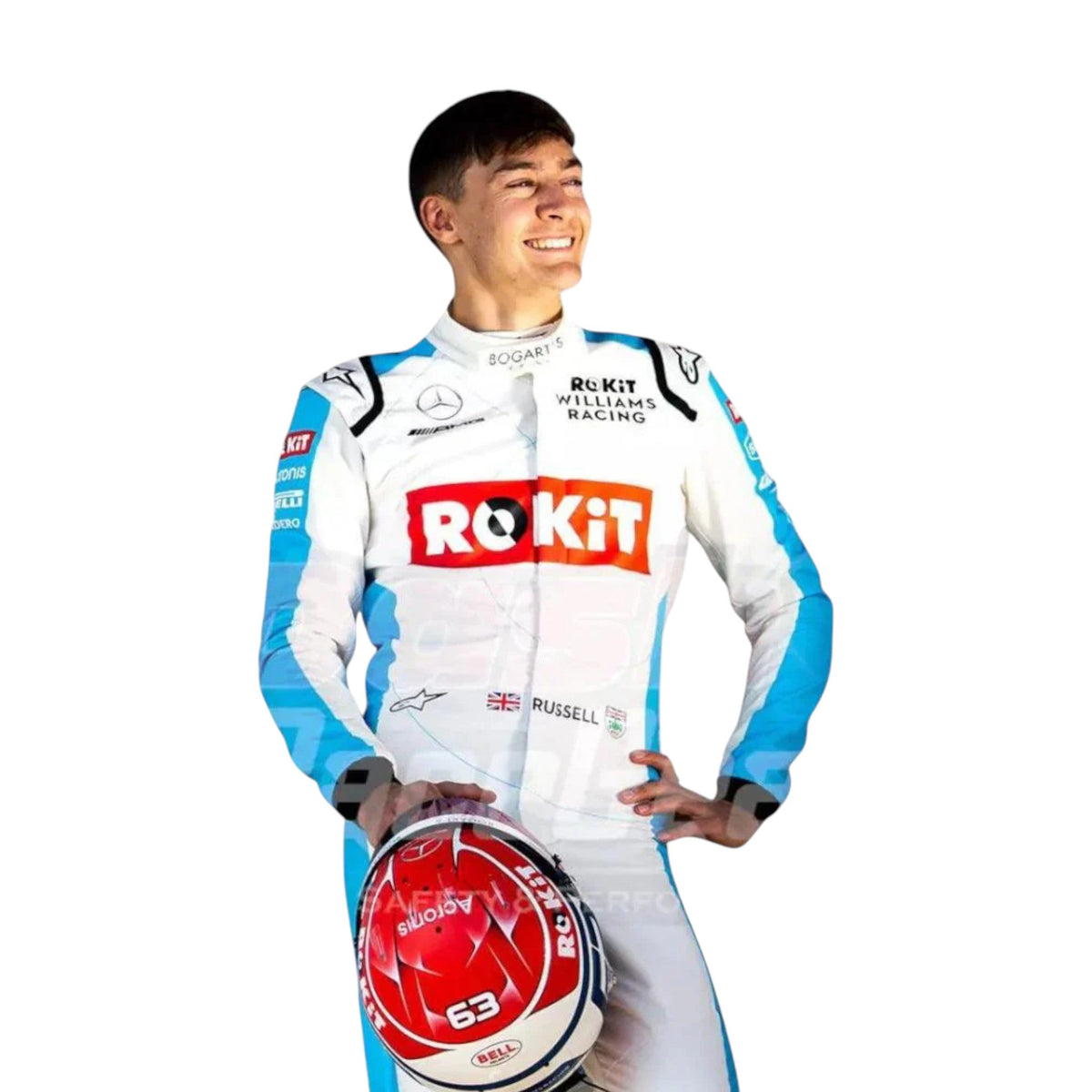 George Russell 2020 Williams F1 Race Suit - Active Racegear image 2