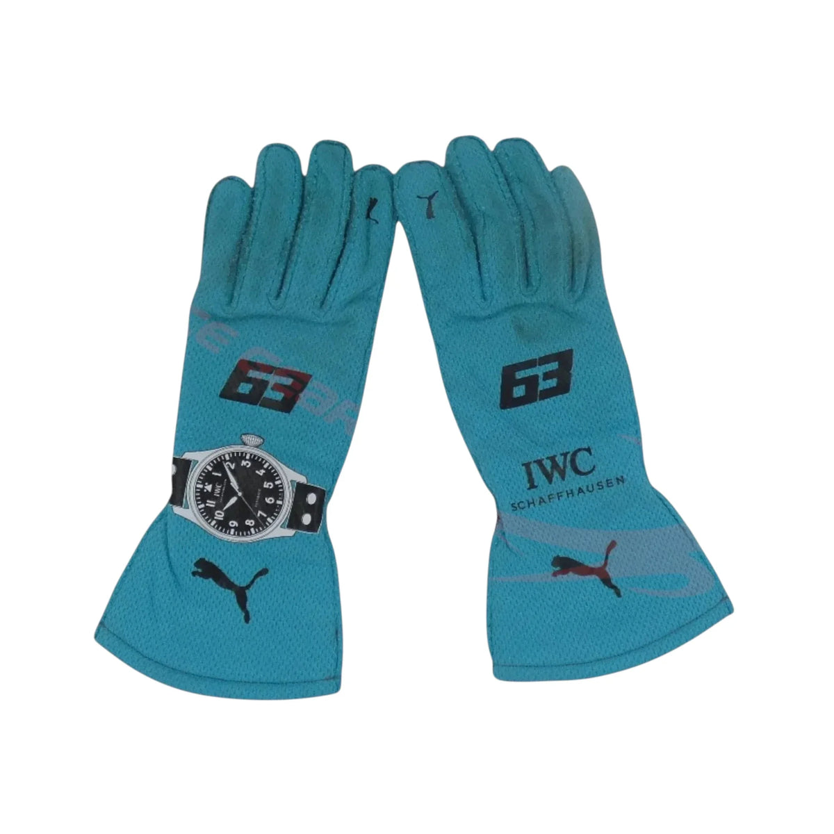 George Russell 2024 Mercedes-AMG Petronas F1 Racing Gloves - Active Racegear image 1