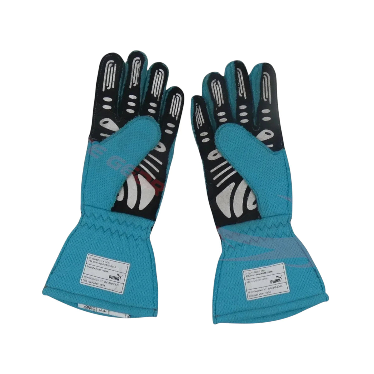 George Russell 2024 Mercedes-AMG Petronas F1 Racing Gloves - Active Racegear image 2