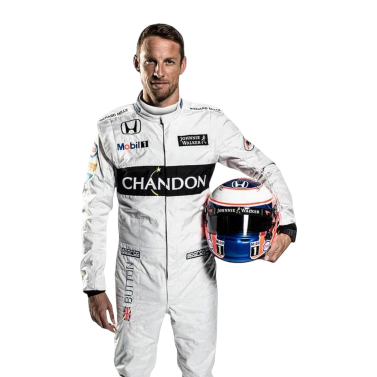Jenson Button 2016 Mclaren F1 Race Suit - Active Racegear image 2