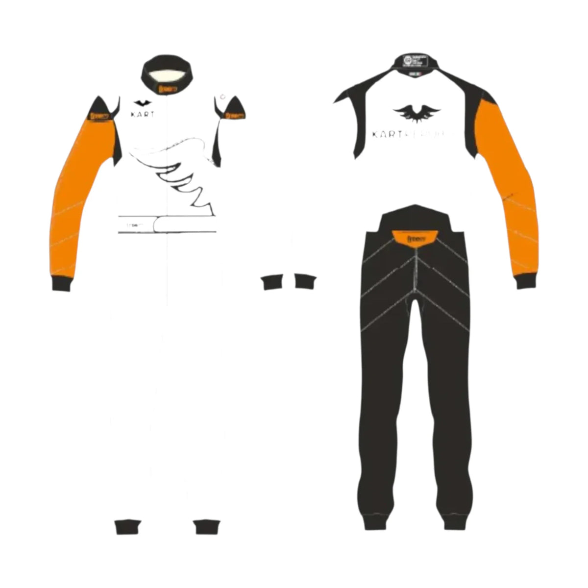 Kart Republic Asymmetric Go Kart Racing Suit - Active Racegear image 3
