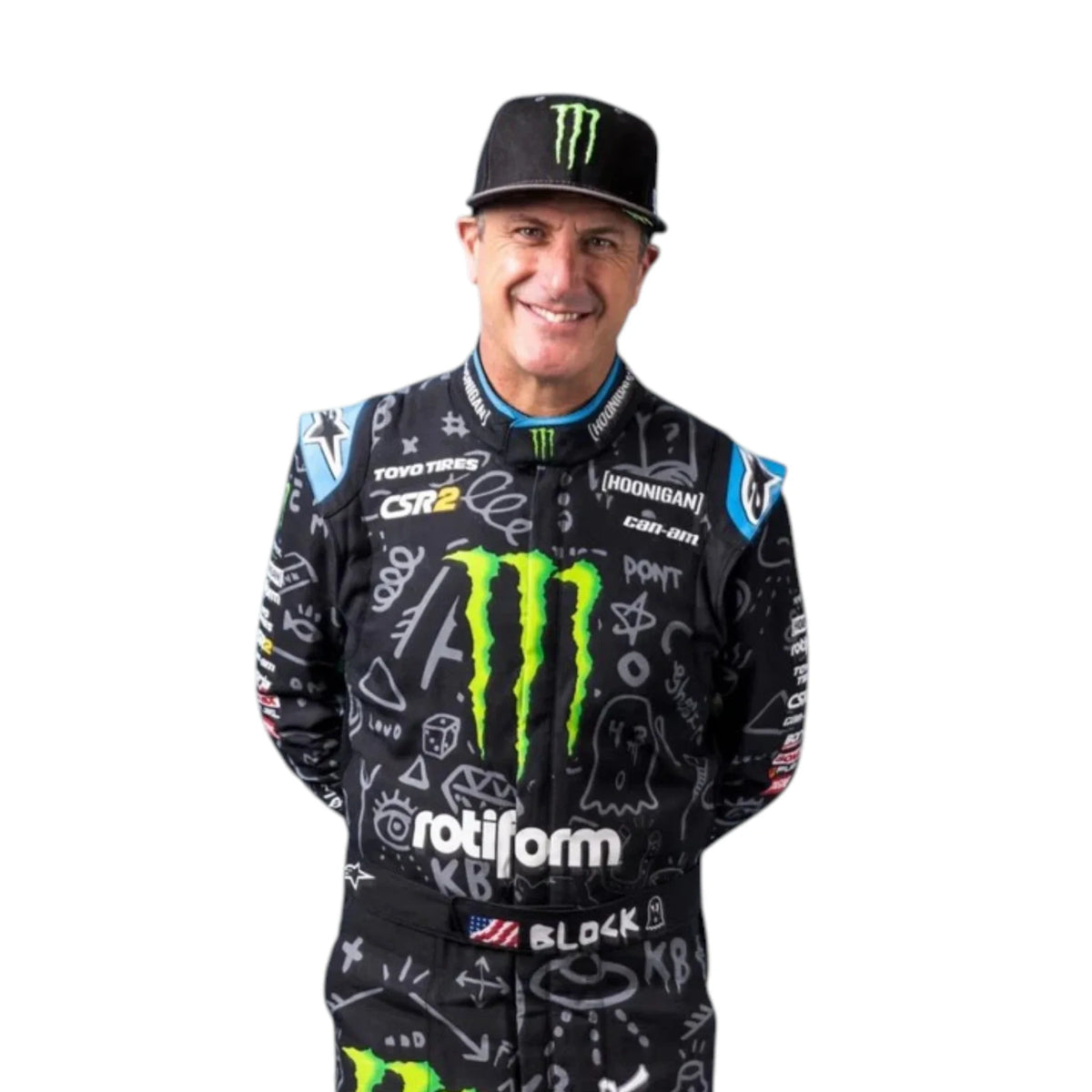 Ken Block 2022 Monster Go Kart Racing Suit - Active Racegear image 2