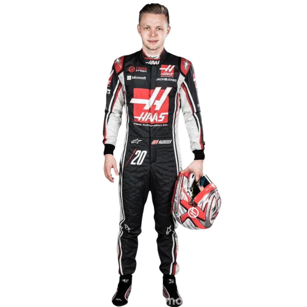 Kevin Magnussen 2017 Haas F1 Race Suit - Active Racegear image 1