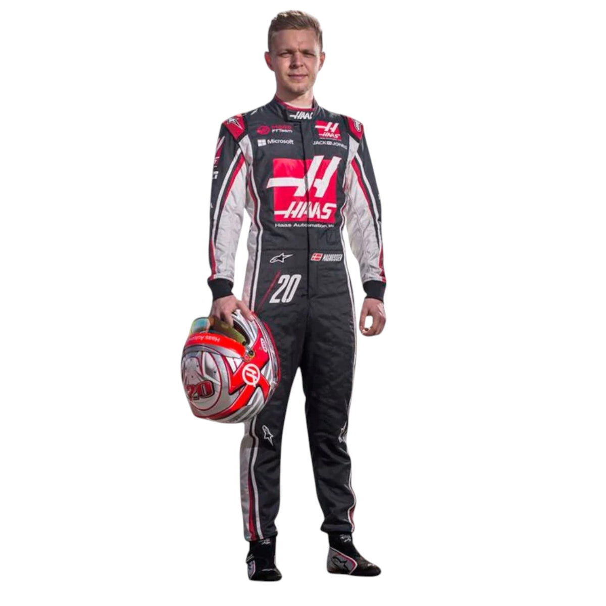 Kevin Magnussen 2017 Haas F1 Race Suit - Active Racegear image 2