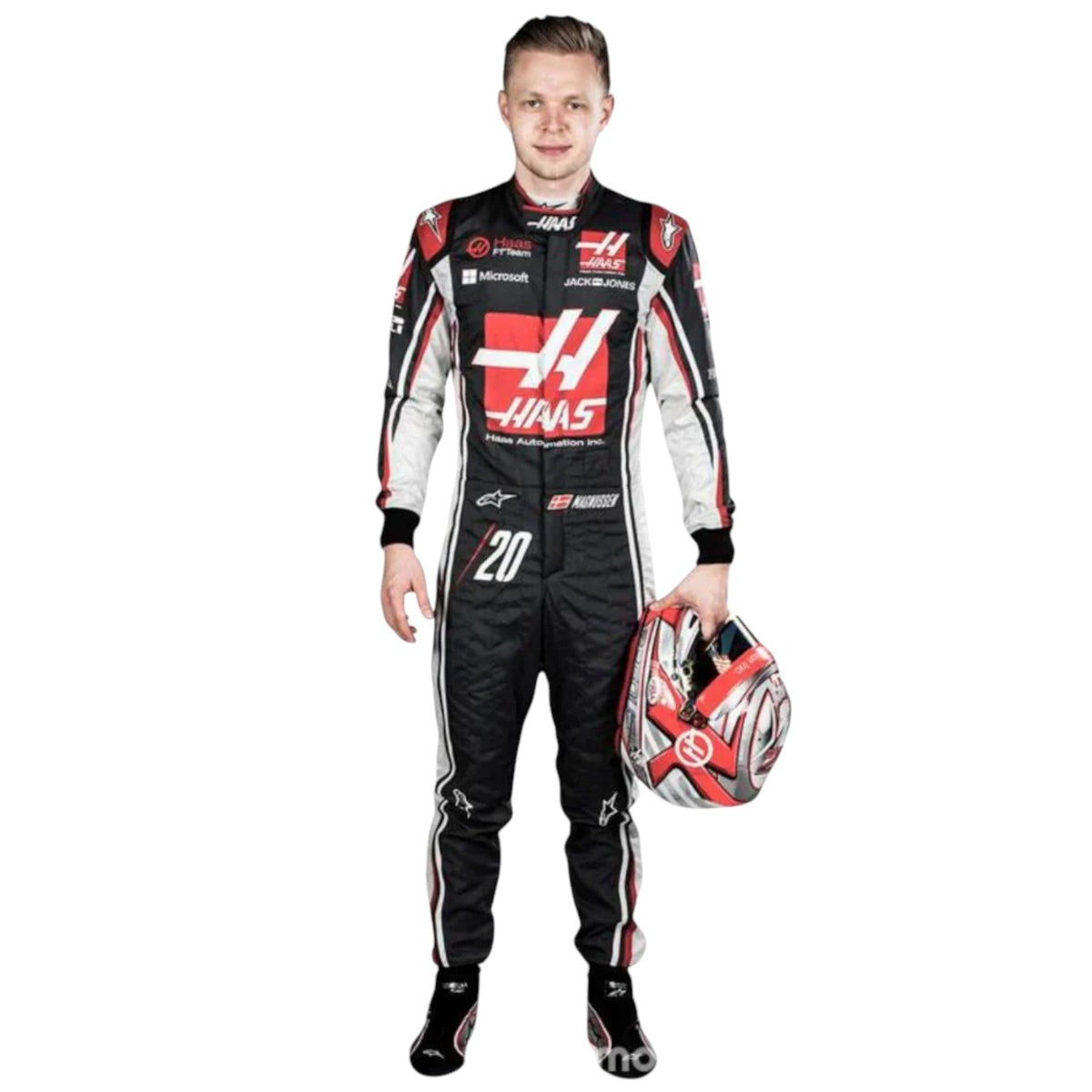 Kevin Magnussen 2018 Haas F1 Race Suit - Active Racegear image 1