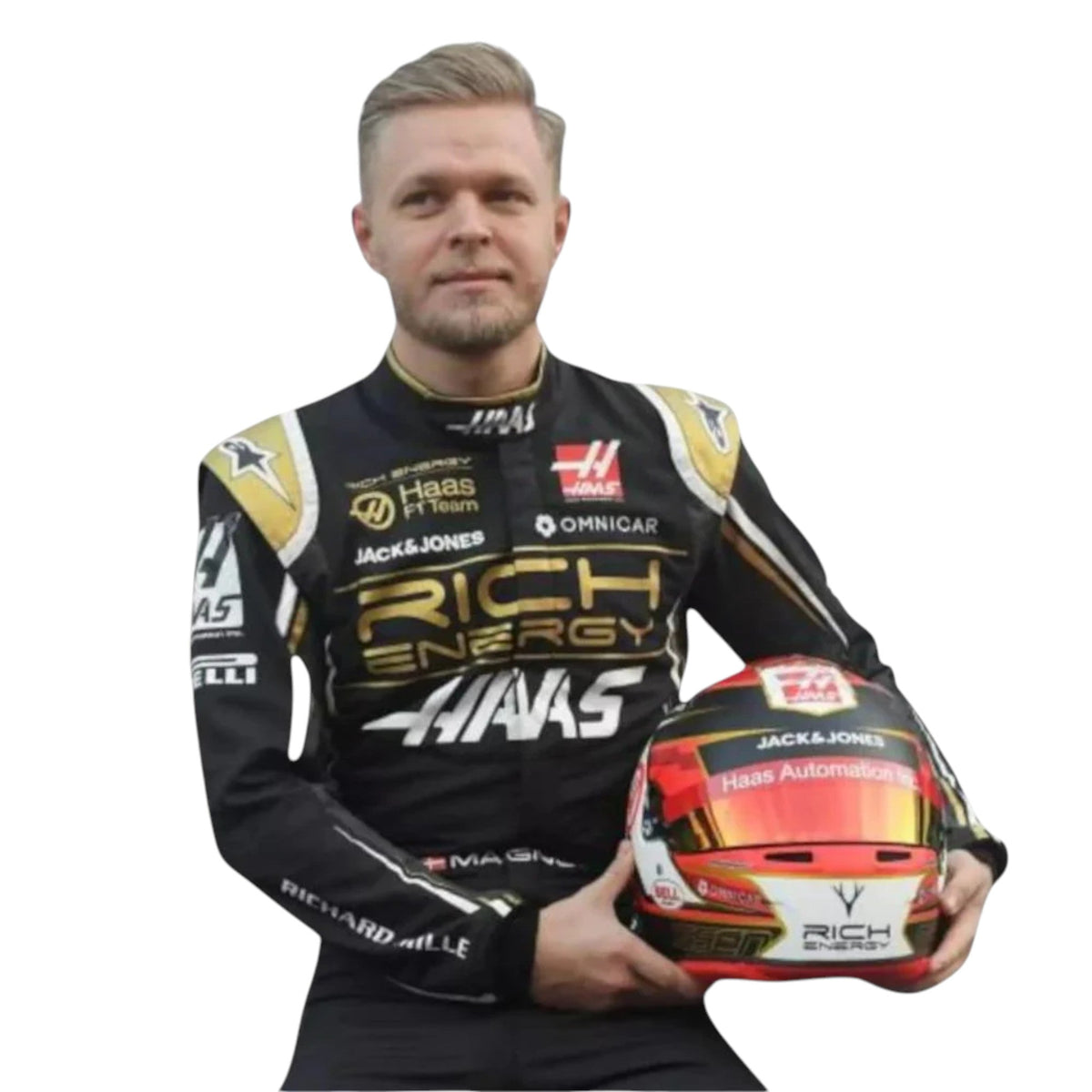 Kevin Magnussen 2019 Haas F1 Race Suit - Active Racegear image 1