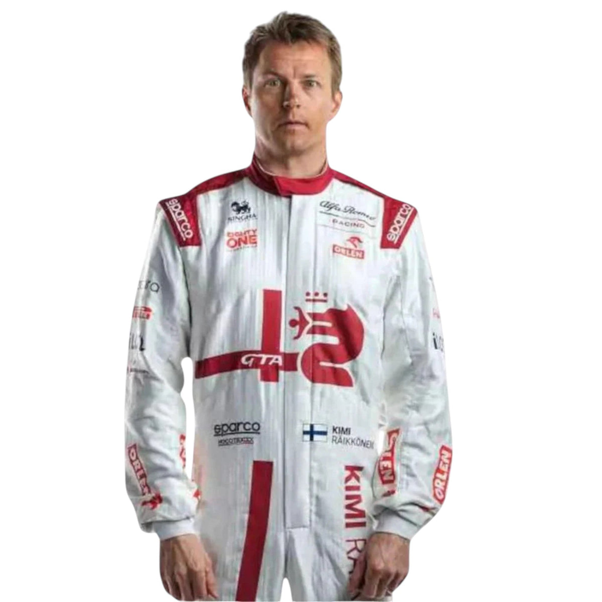 Kimi Räikkönen 2021 Alfa Romeo F1 Race Suit - Active Racegear image 4