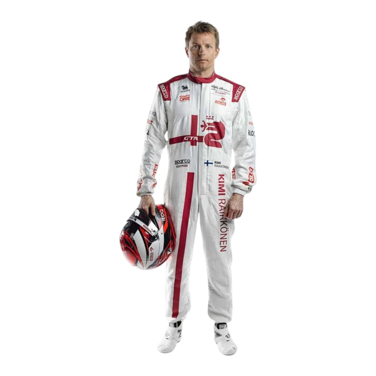 Kimi Räikkönen 2021 Alfa Romeo F1 Race Suit - Active Racegear image 2